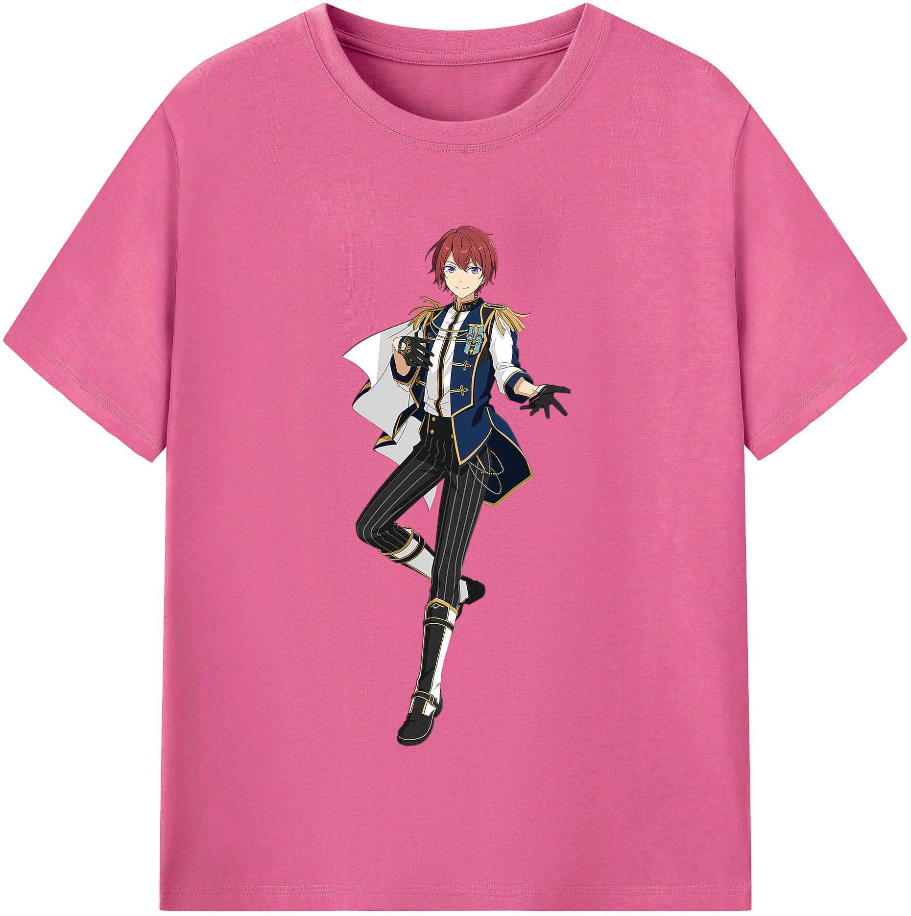 （画像用） あんさんぶるスターズ! Ensemble Stars レディースカジュアルプリントTシャツ（綿100％）