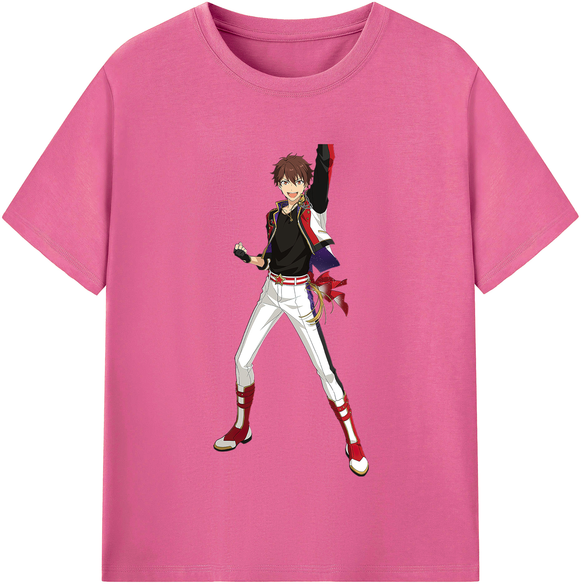 （画像用） あんさんぶるスターズ! Ensemble Stars レディースカジュアルプリントTシャツ（綿100％）