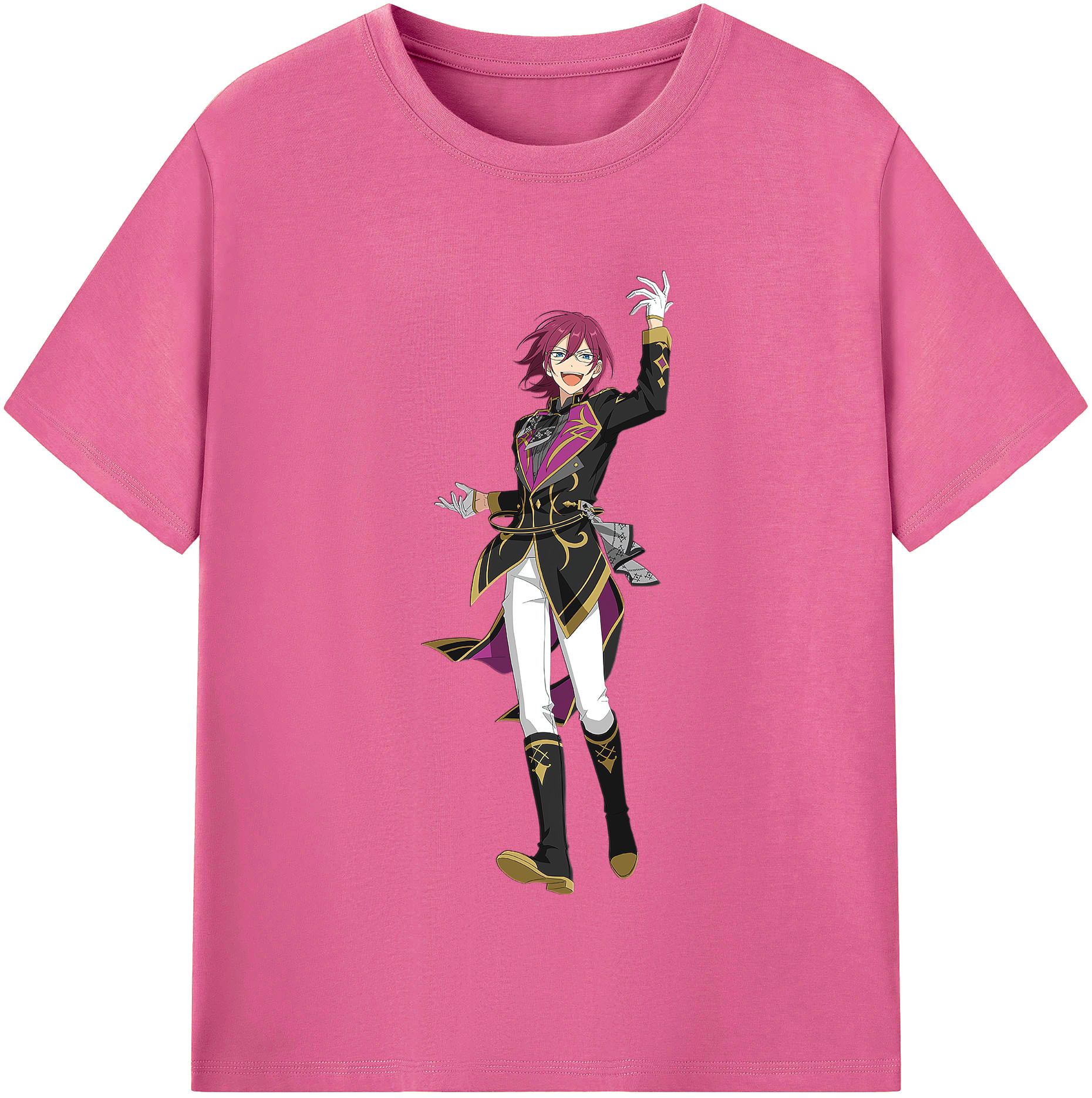 （画像用） あんさんぶるスターズ! Ensemble Stars レディースカジュアルプリントTシャツ（綿100％）