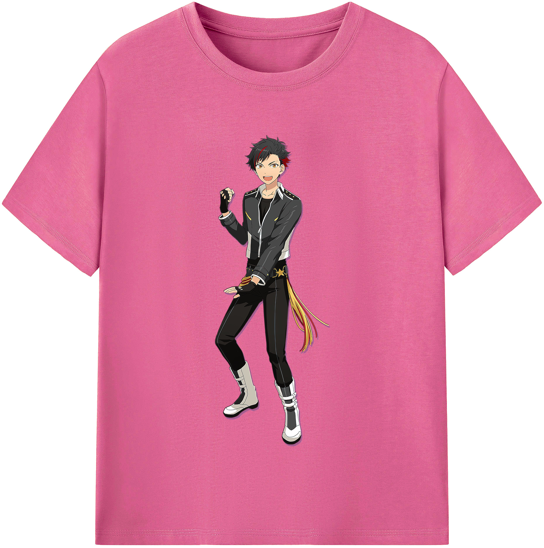 （画像用） あんさんぶるスターズ! Ensemble Stars レディースカジュアルプリントTシャツ（綿100％）