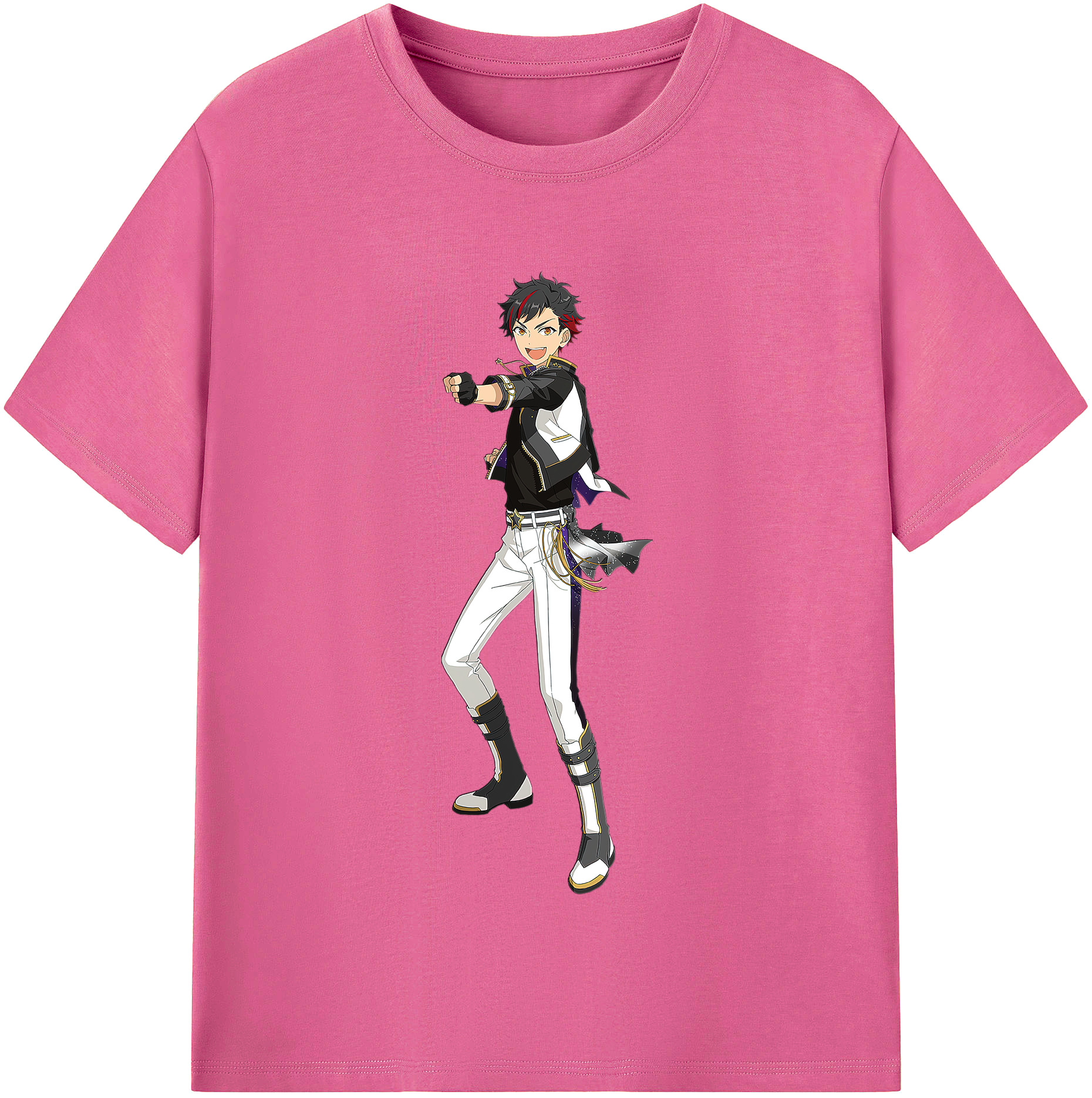 （画像用） あんさんぶるスターズ! Ensemble Stars レディースカジュアルプリントTシャツ（綿100％）
