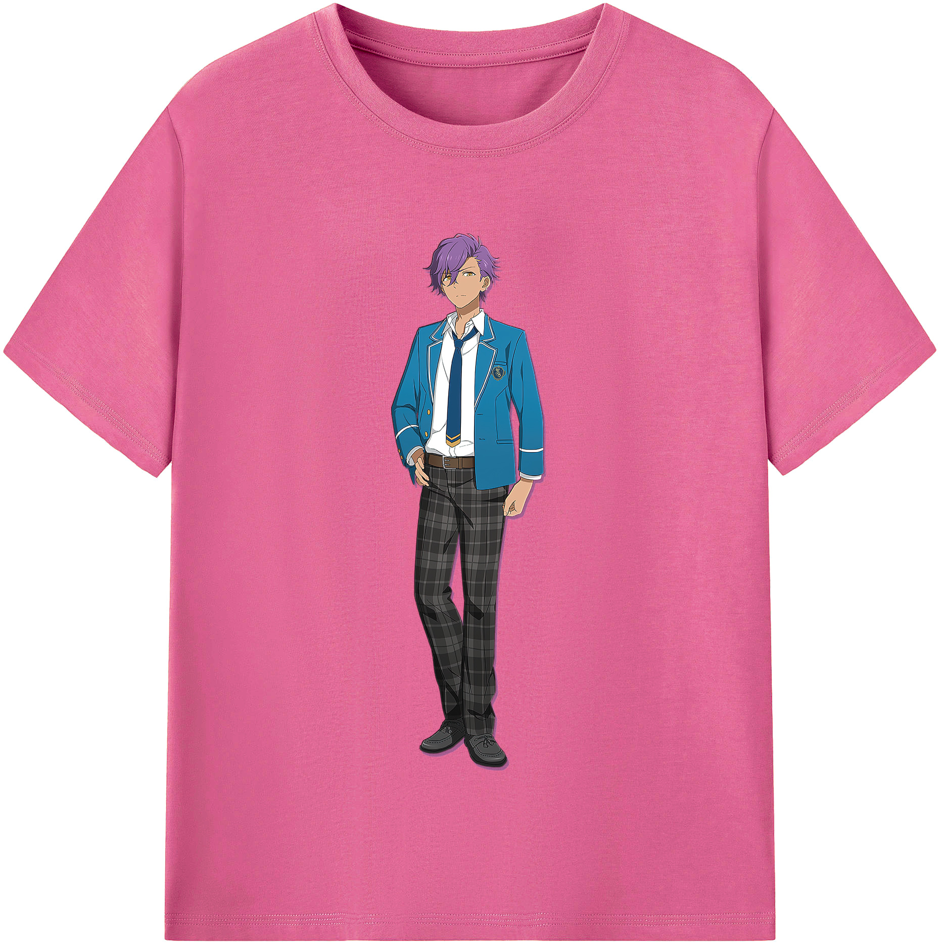 （画像用） あんさんぶるスターズ! Ensemble Stars レディースカジュアルプリントTシャツ（綿100％）