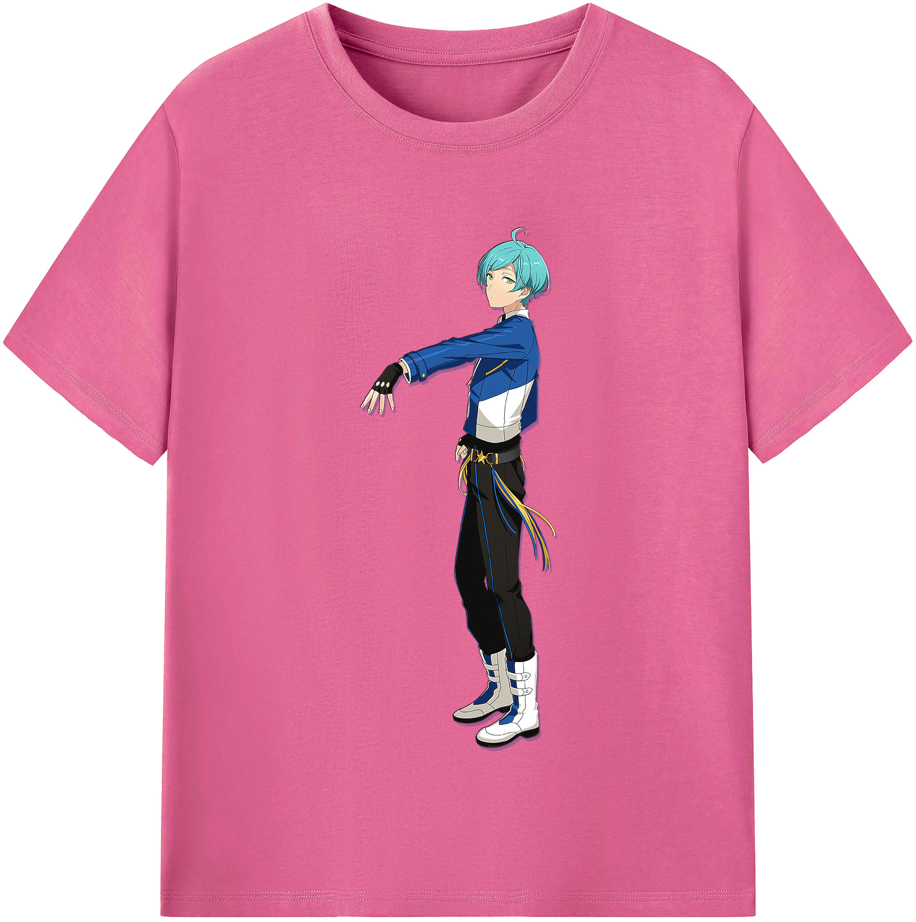 （画像用） あんさんぶるスターズ! Ensemble Stars レディースカジュアルプリントTシャツ（綿100％）
