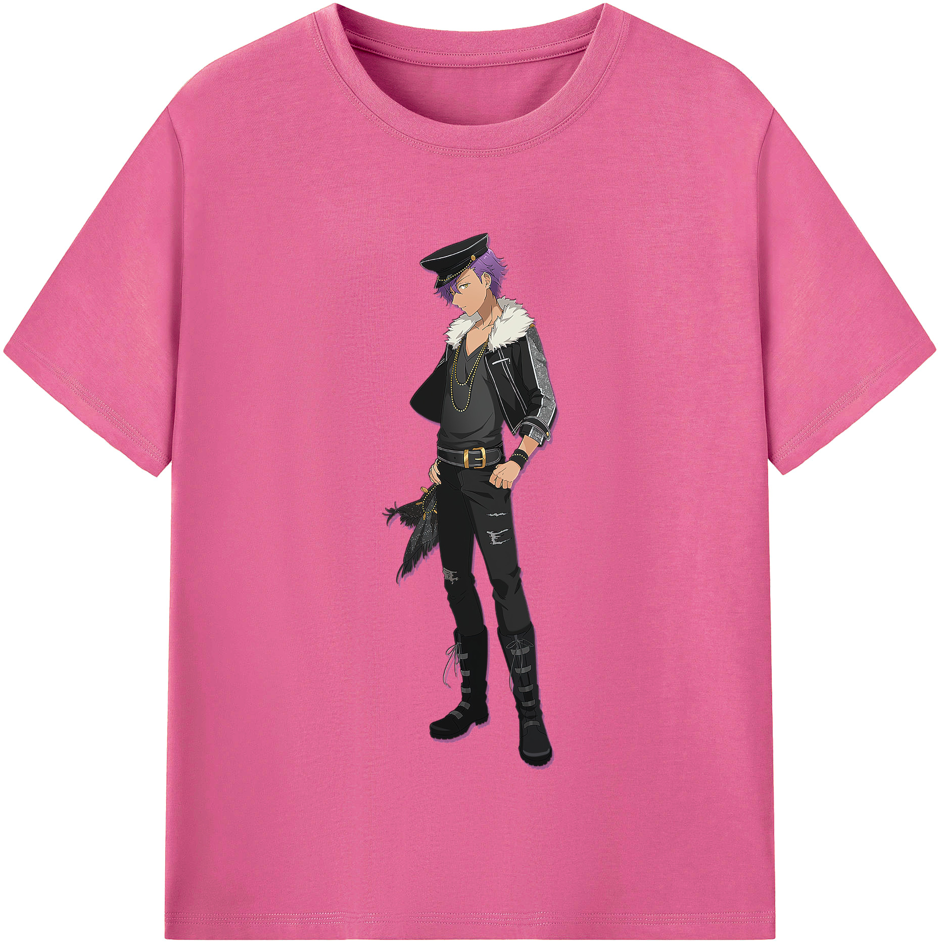 （画像用） あんさんぶるスターズ! Ensemble Stars レディースカジュアルプリントTシャツ（綿100％）