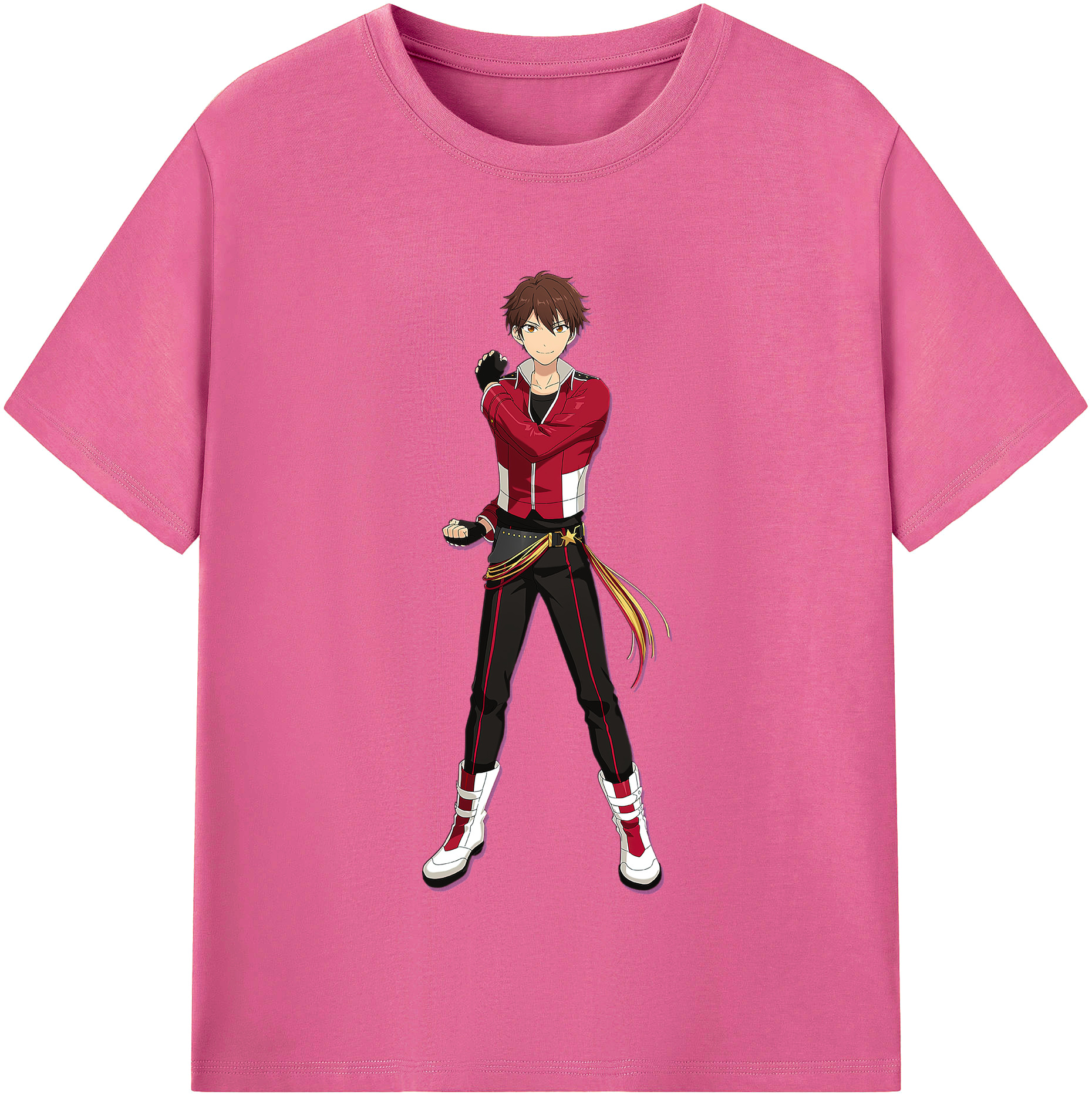 （画像用） あんさんぶるスターズ! Ensemble Stars レディースカジュアルプリントTシャツ（綿100％）