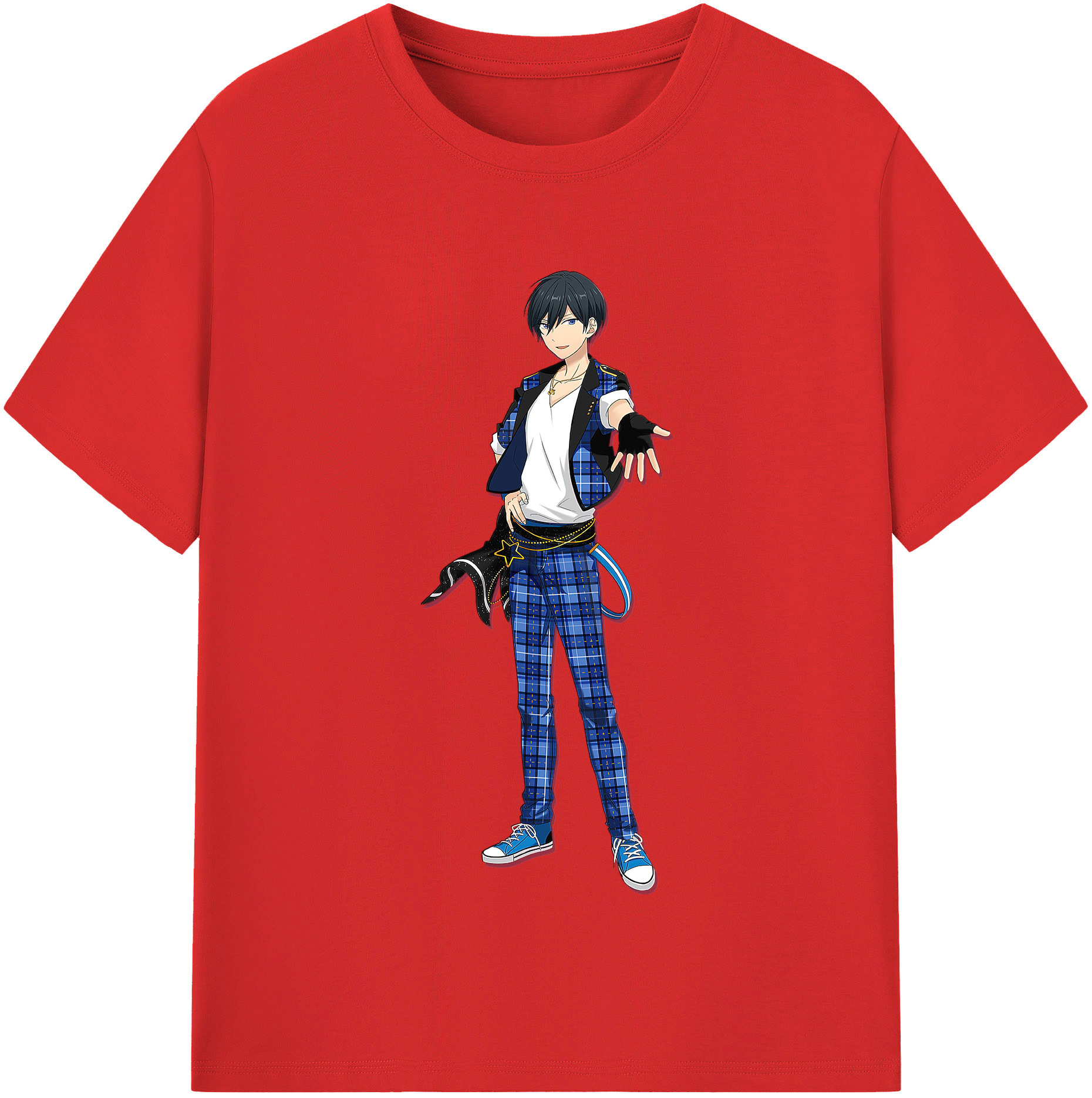 （画像用） あんさんぶるスターズ! Ensemble Stars レディースカジュアルプリントTシャツ（綿100％）