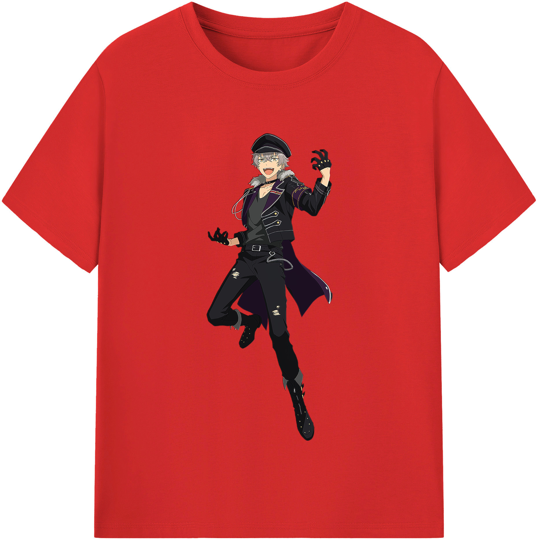 （画像用） あんさんぶるスターズ! Ensemble Stars レディースカジュアルプリントTシャツ（綿100％）