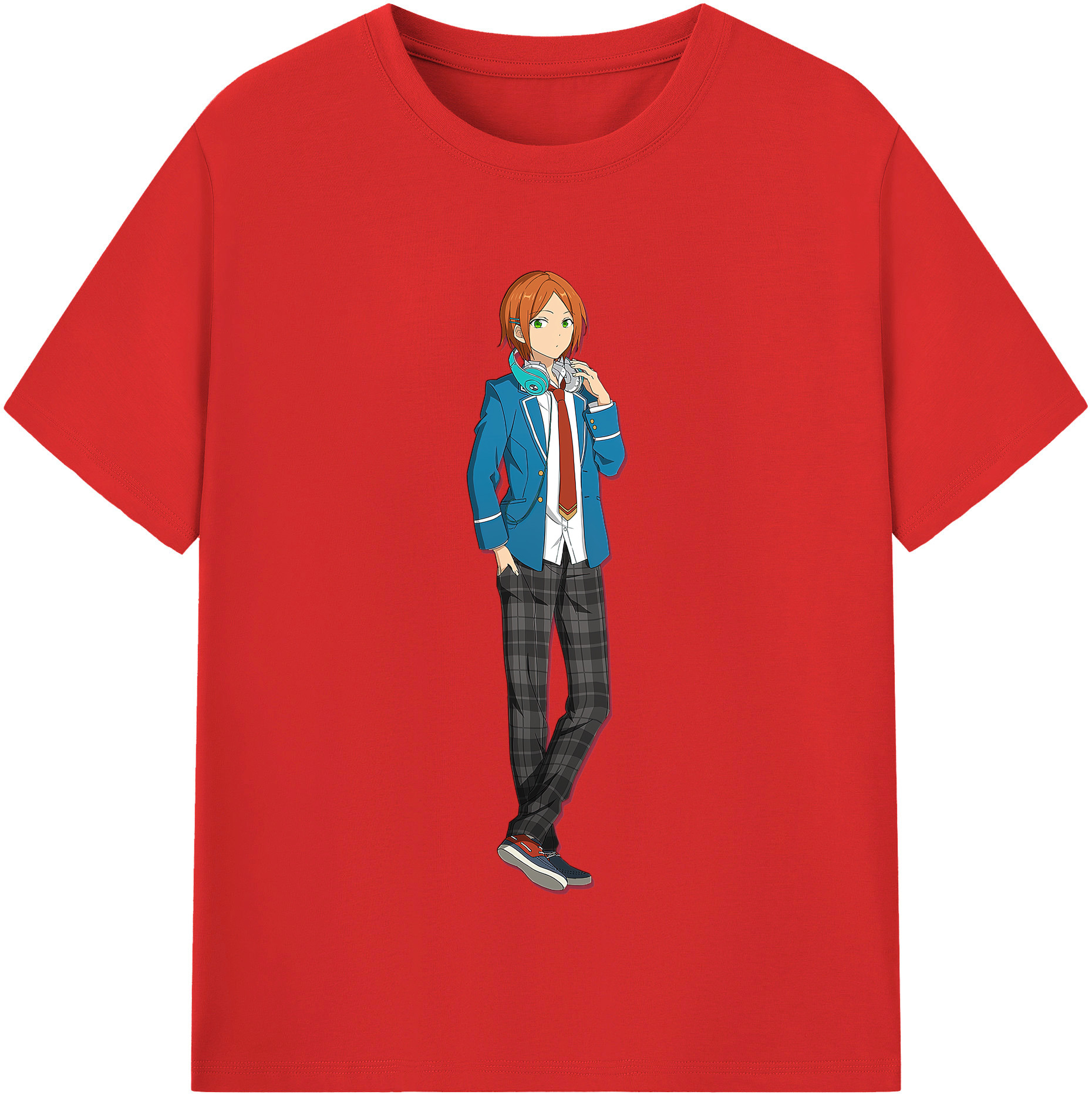 （画像用） あんさんぶるスターズ! Ensemble Stars レディースカジュアルプリントTシャツ（綿100％）