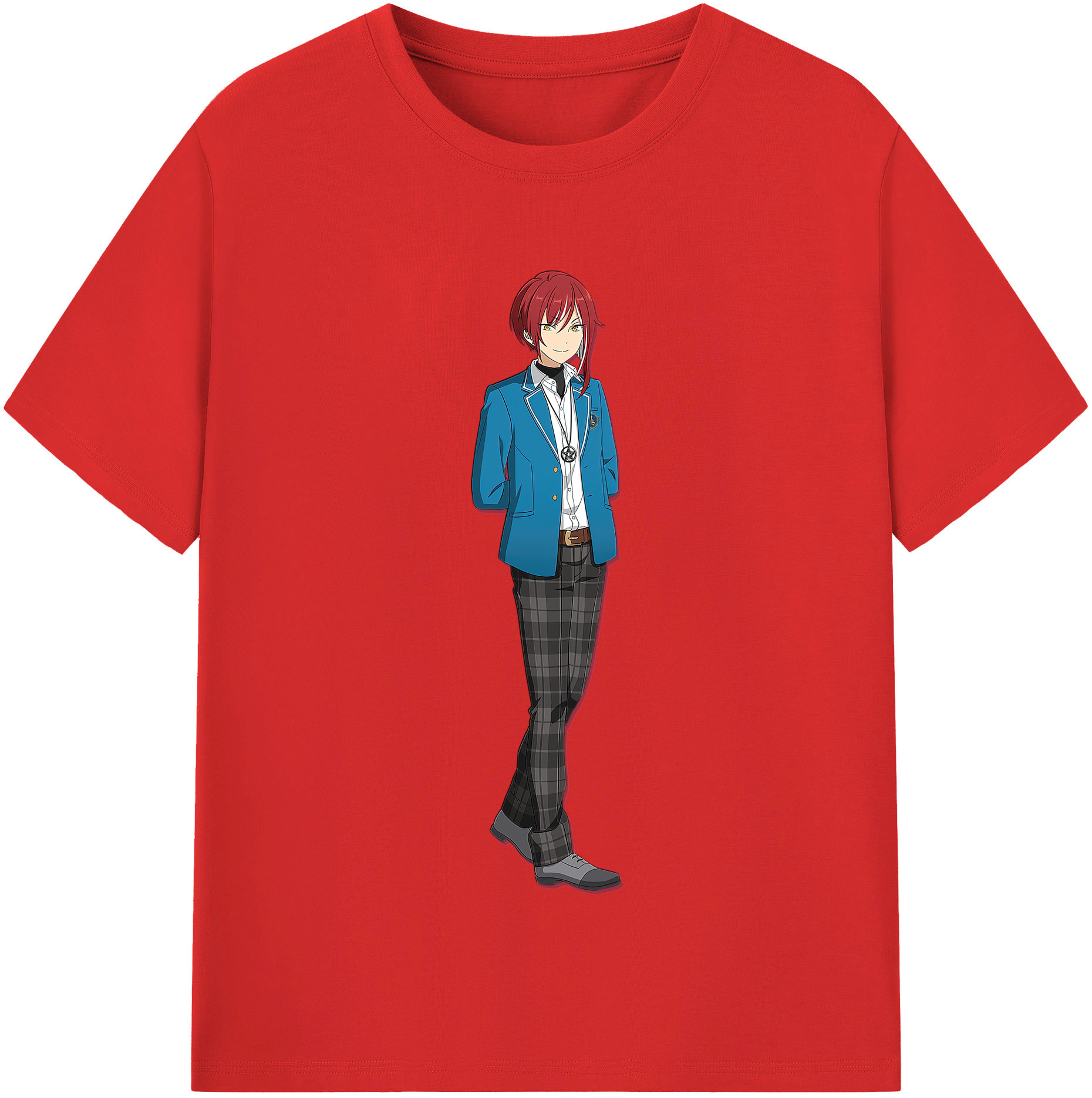 （画像用） あんさんぶるスターズ! Ensemble Stars レディースカジュアルプリントTシャツ（綿100％）