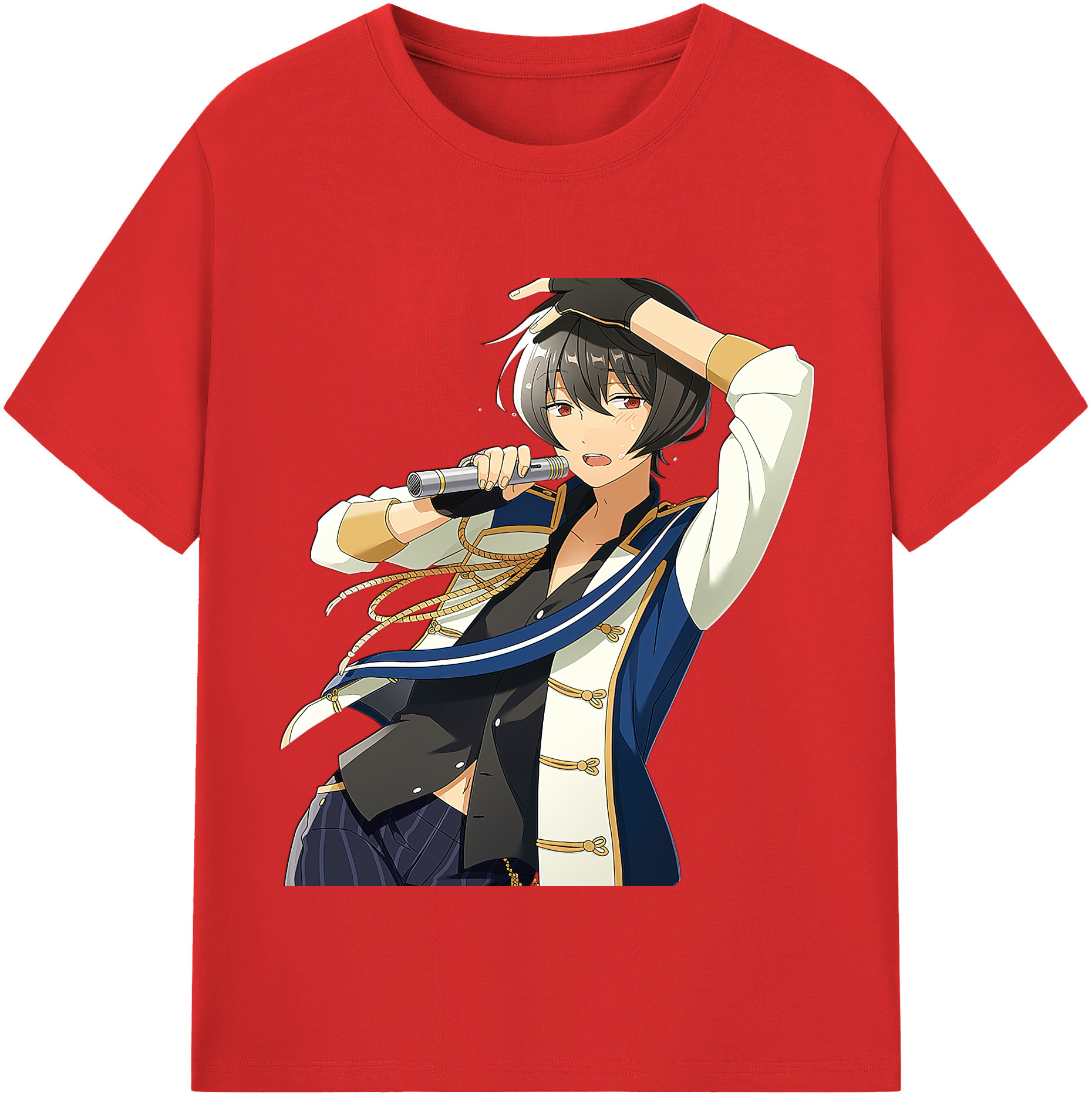（画像用） あんさんぶるスターズ! Ensemble Stars レディースカジュアルプリントTシャツ（綿100％）