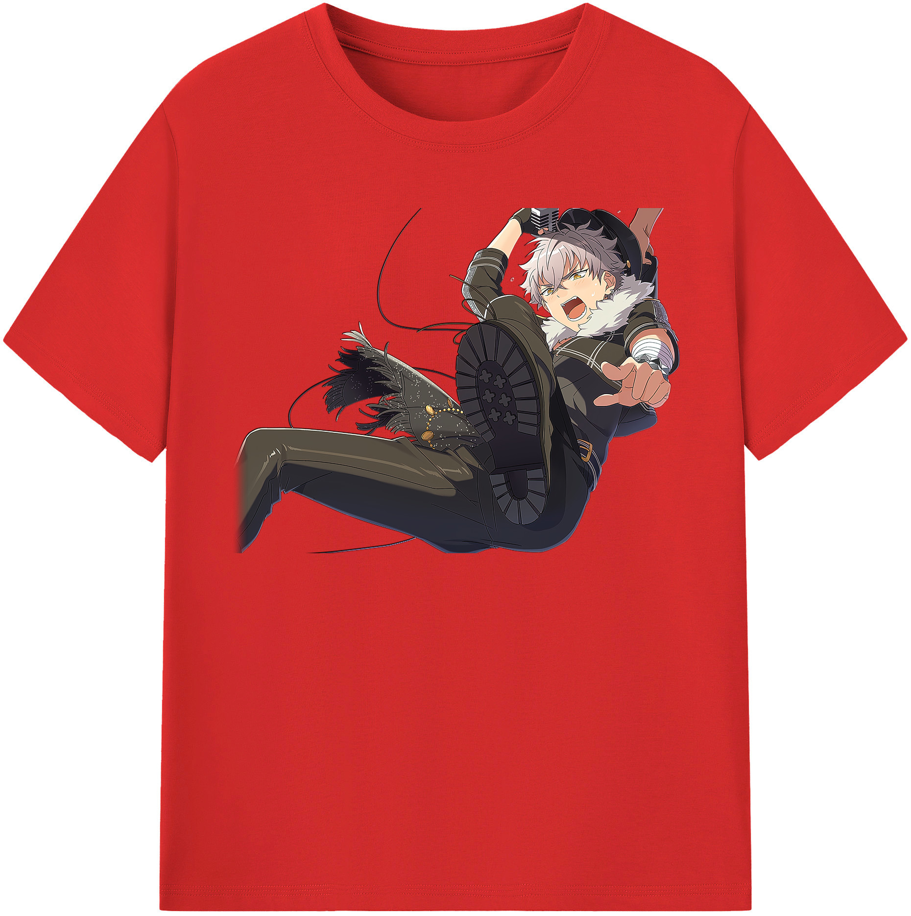 （画像用） あんさんぶるスターズ! Ensemble Stars レディースカジュアルプリントTシャツ（綿100％）
