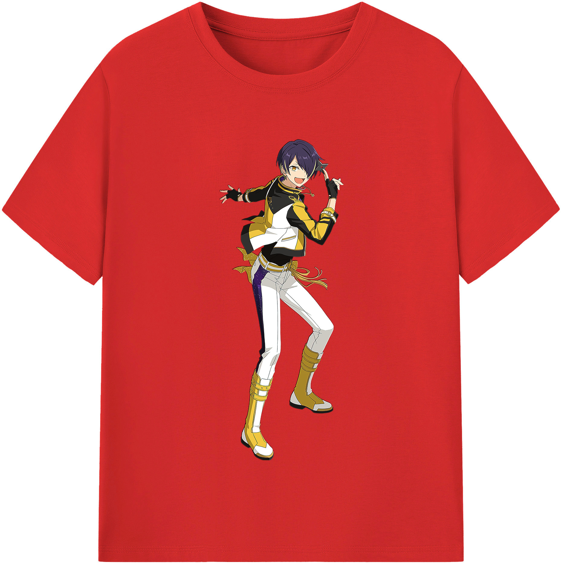 （画像用） あんさんぶるスターズ! Ensemble Stars レディースカジュアルプリントTシャツ（綿100％）