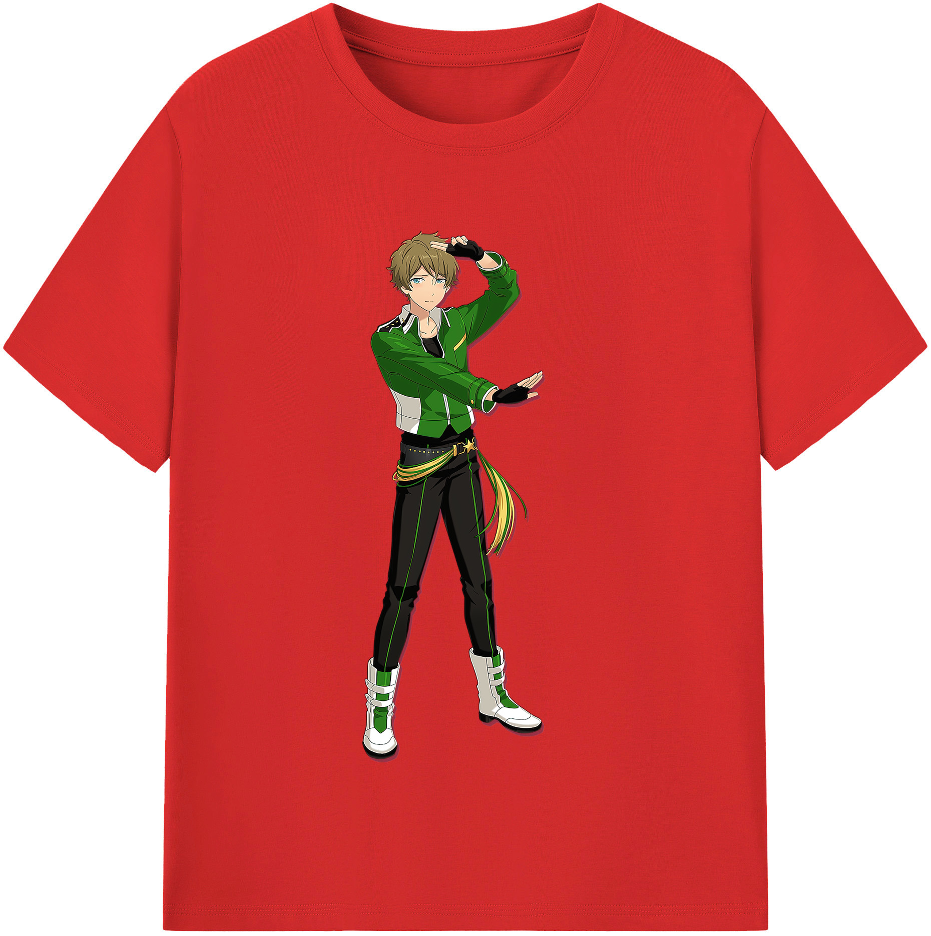 （画像用） あんさんぶるスターズ! Ensemble Stars レディースカジュアルプリントTシャツ（綿100％）