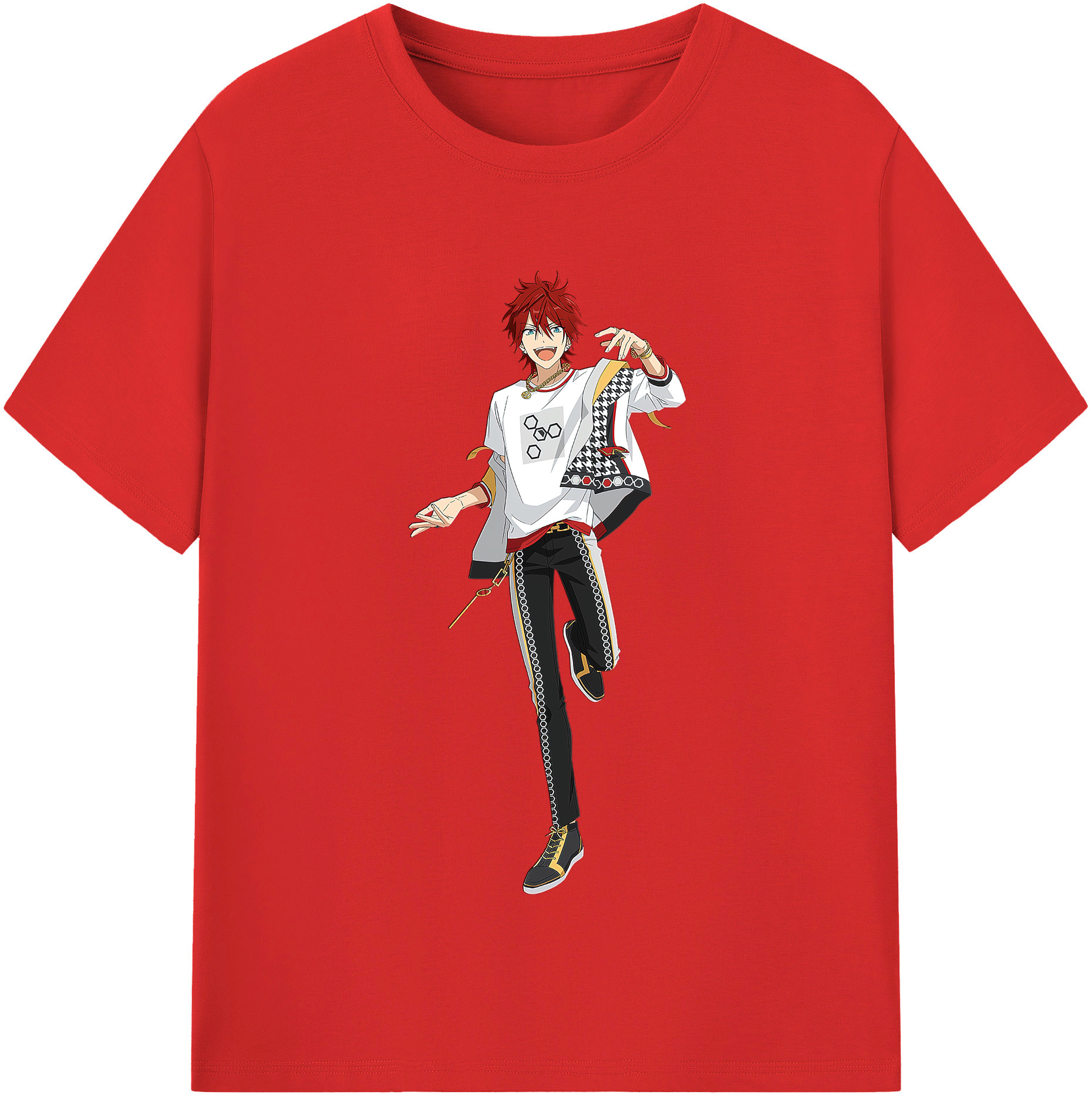 （画像用） あんさんぶるスターズ! Ensemble Stars レディースカジュアルプリントTシャツ（綿100％）