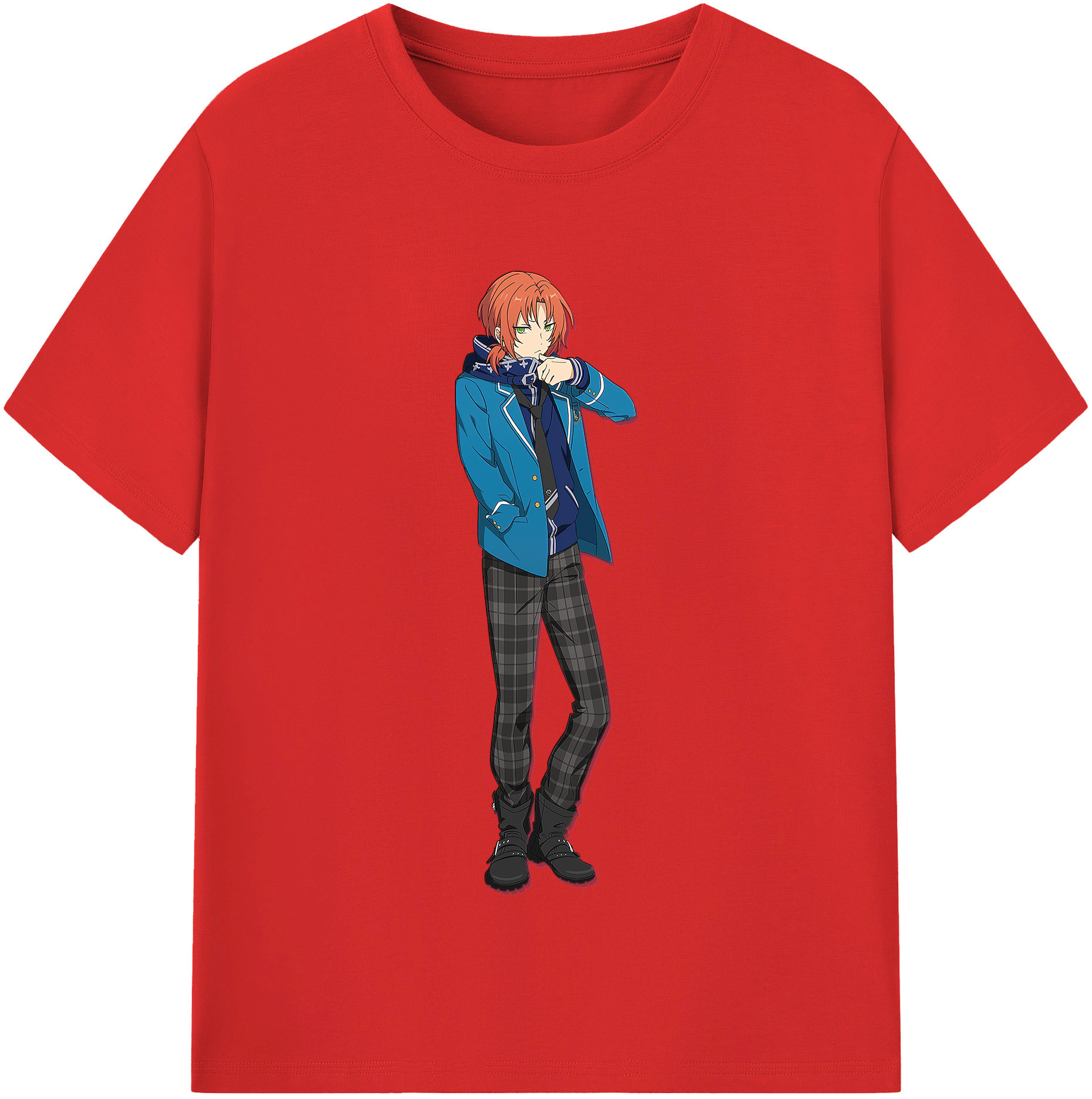 （画像用） あんさんぶるスターズ! Ensemble Stars レディースカジュアルプリントTシャツ（綿100％）