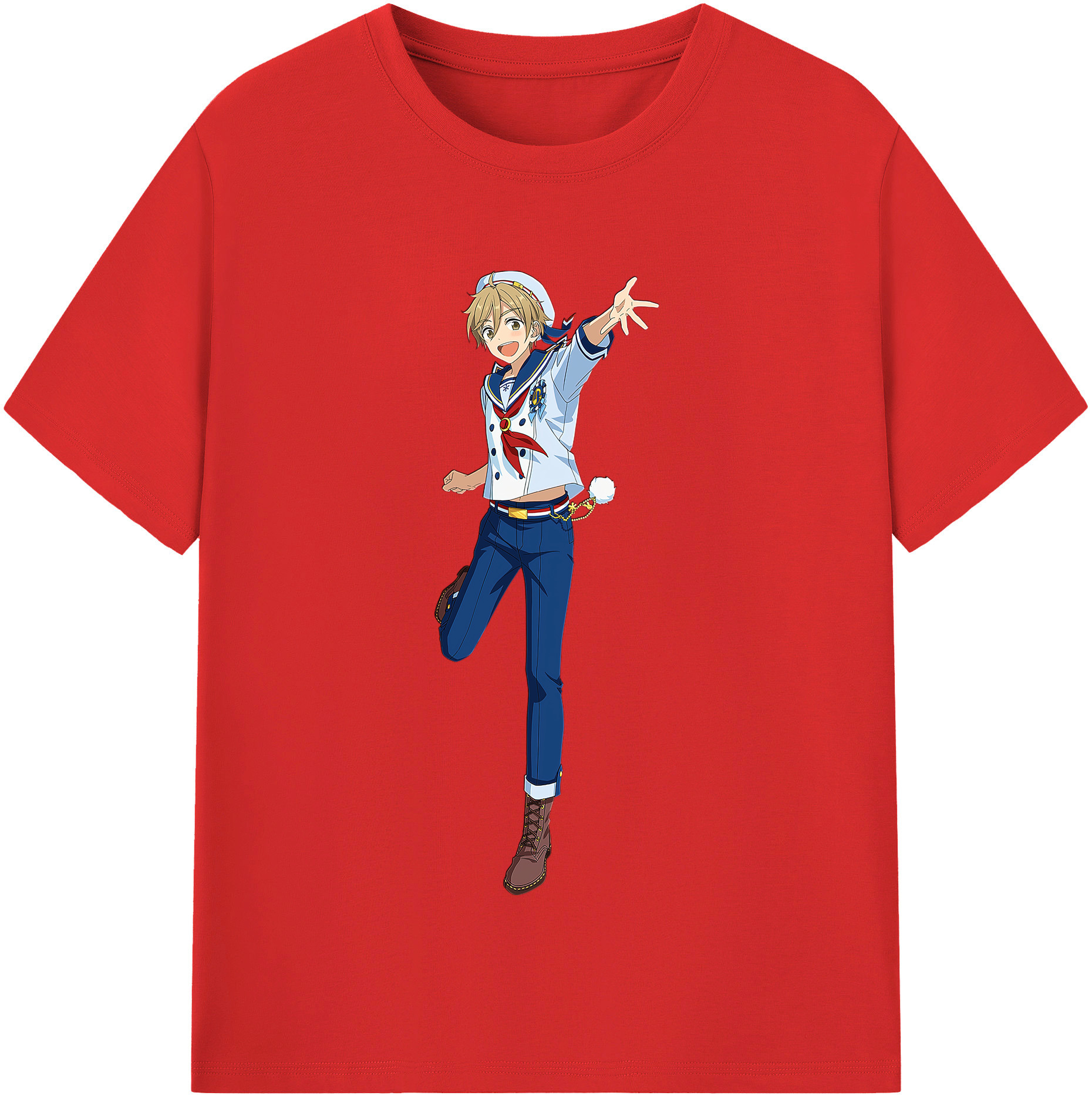 （画像用） あんさんぶるスターズ! Ensemble Stars レディースカジュアルプリントTシャツ（綿100％）