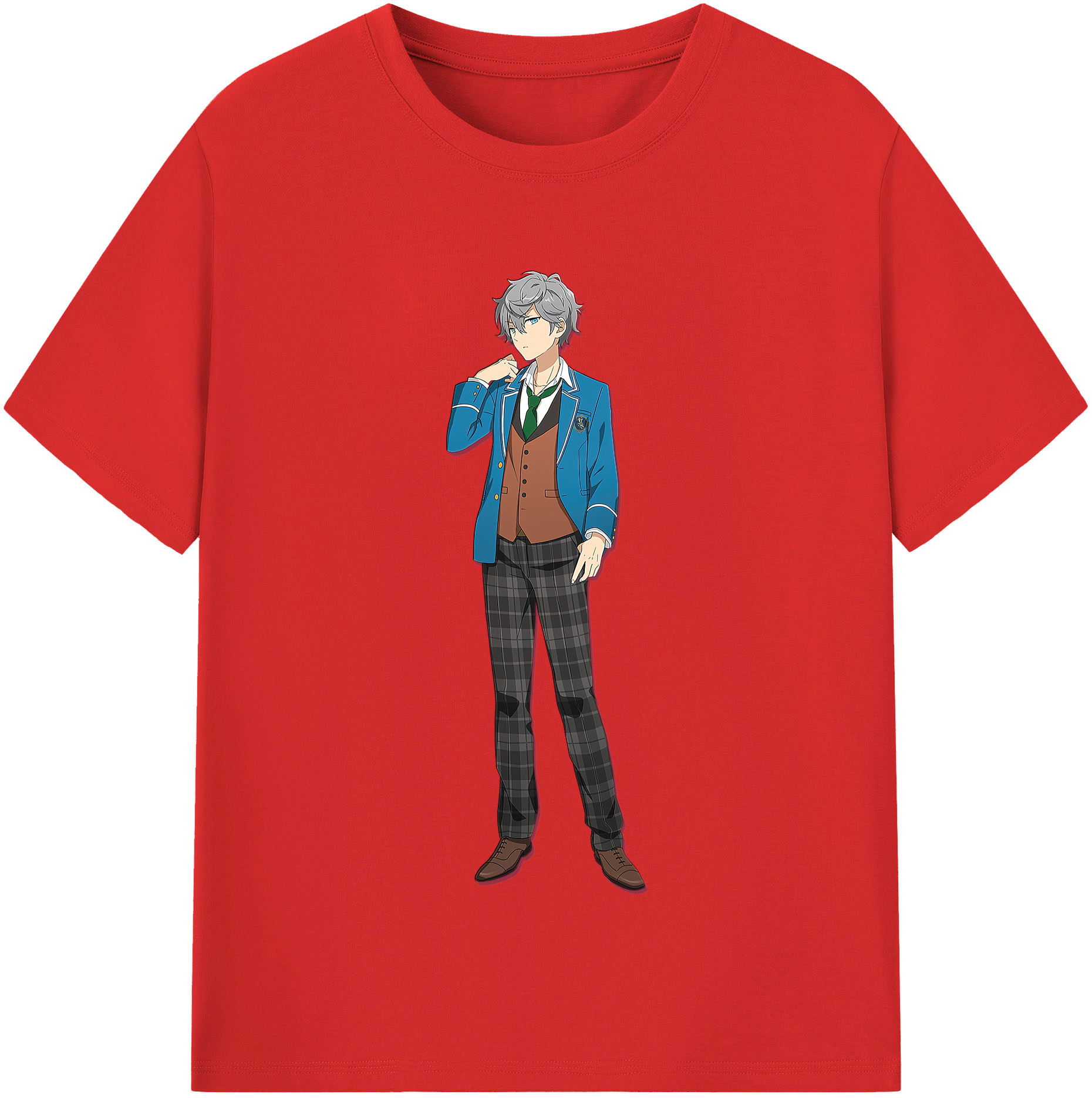 （画像用） あんさんぶるスターズ! Ensemble Stars レディースカジュアルプリントTシャツ（綿100％）