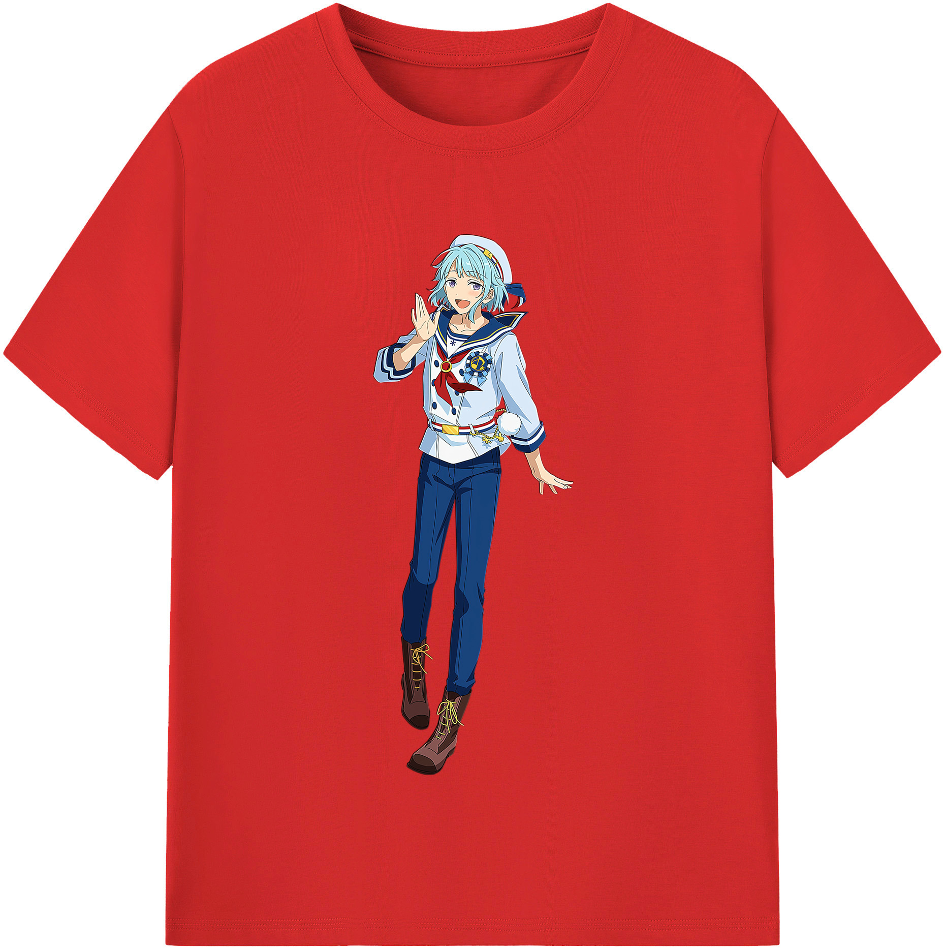 （画像用） あんさんぶるスターズ! Ensemble Stars レディースカジュアルプリントTシャツ（綿100％）