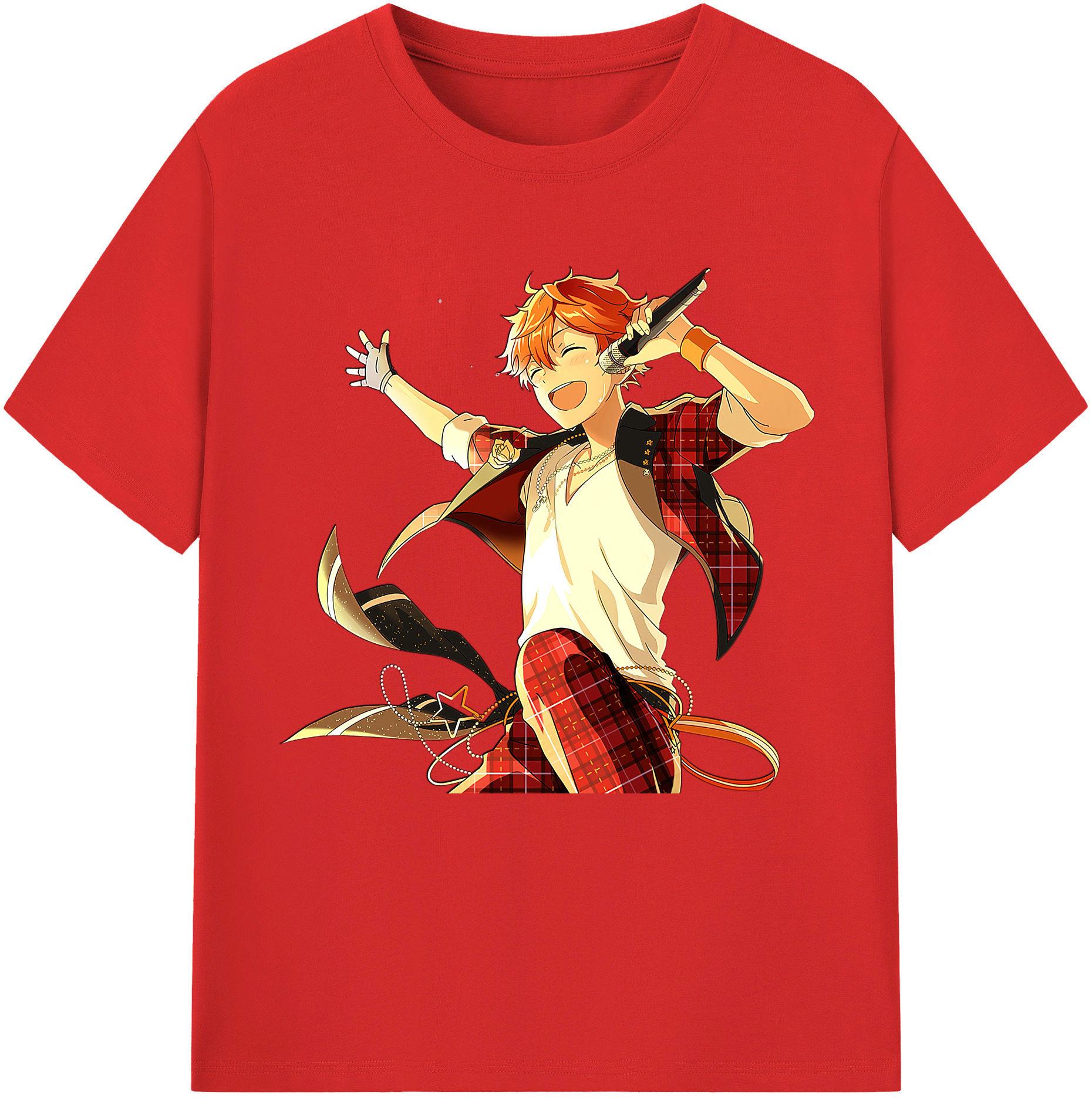 （画像用） あんさんぶるスターズ! Ensemble Stars レディースカジュアルプリントTシャツ（綿100％）