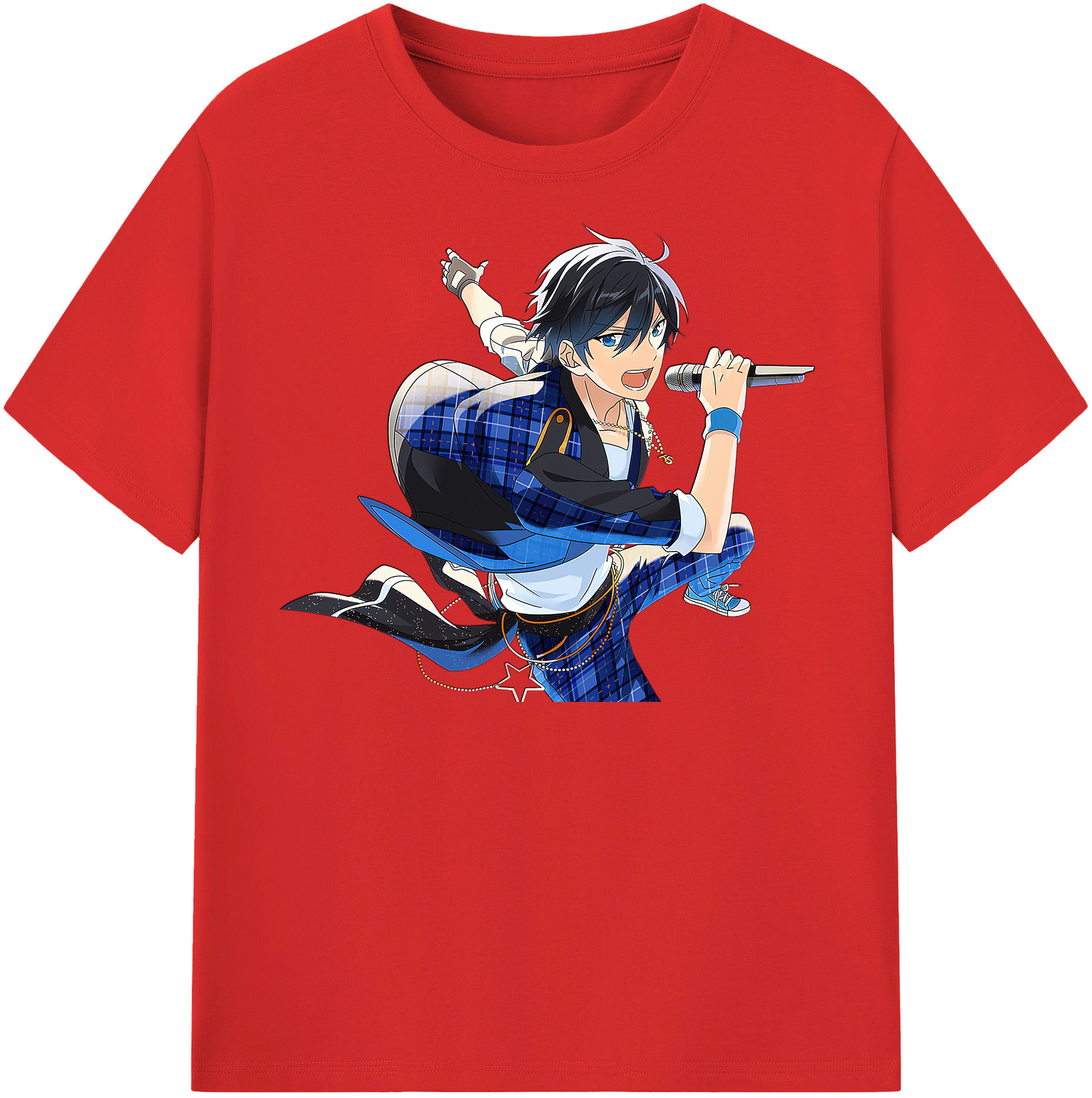（画像用） あんさんぶるスターズ! Ensemble Stars レディースカジュアルプリントTシャツ（綿100％）