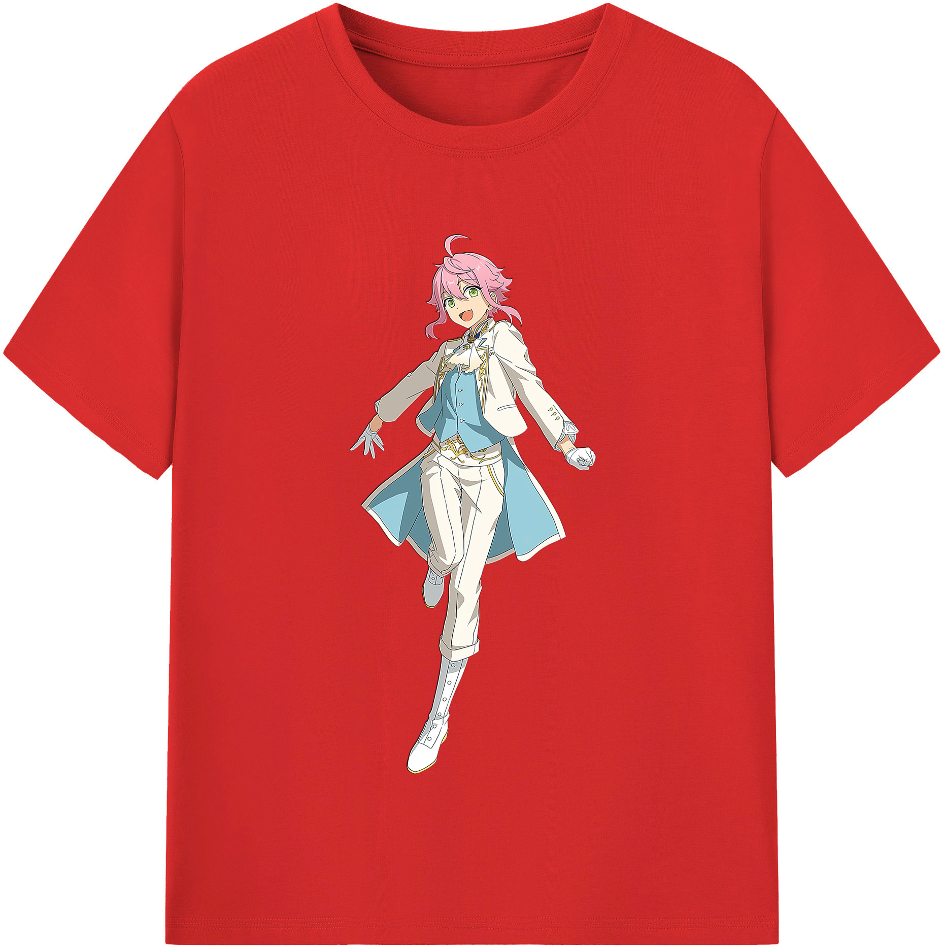（画像用） あんさんぶるスターズ! Ensemble Stars レディースカジュアルプリントTシャツ（綿100％）