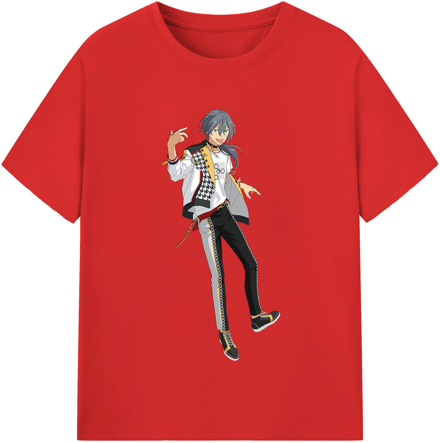（画像用） あんさんぶるスターズ! Ensemble Stars レディースカジュアルプリントTシャツ（綿100％）