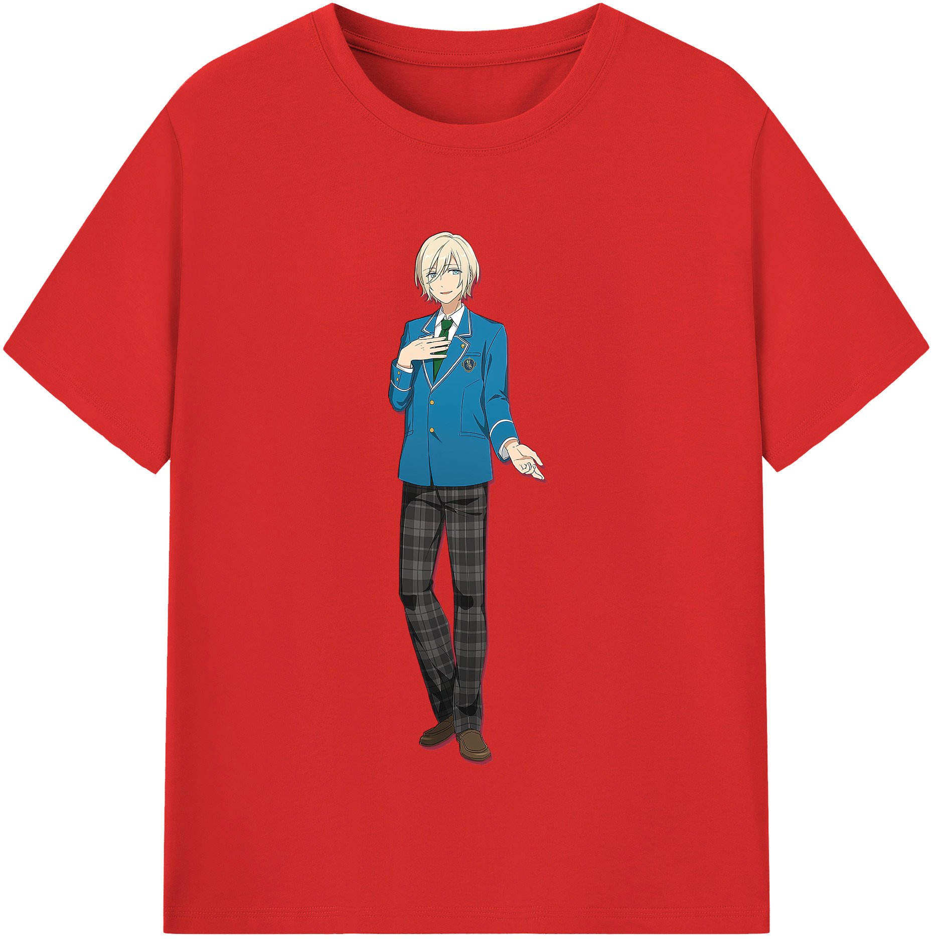 （画像用） あんさんぶるスターズ! Ensemble Stars レディースカジュアルプリントTシャツ（綿100％）