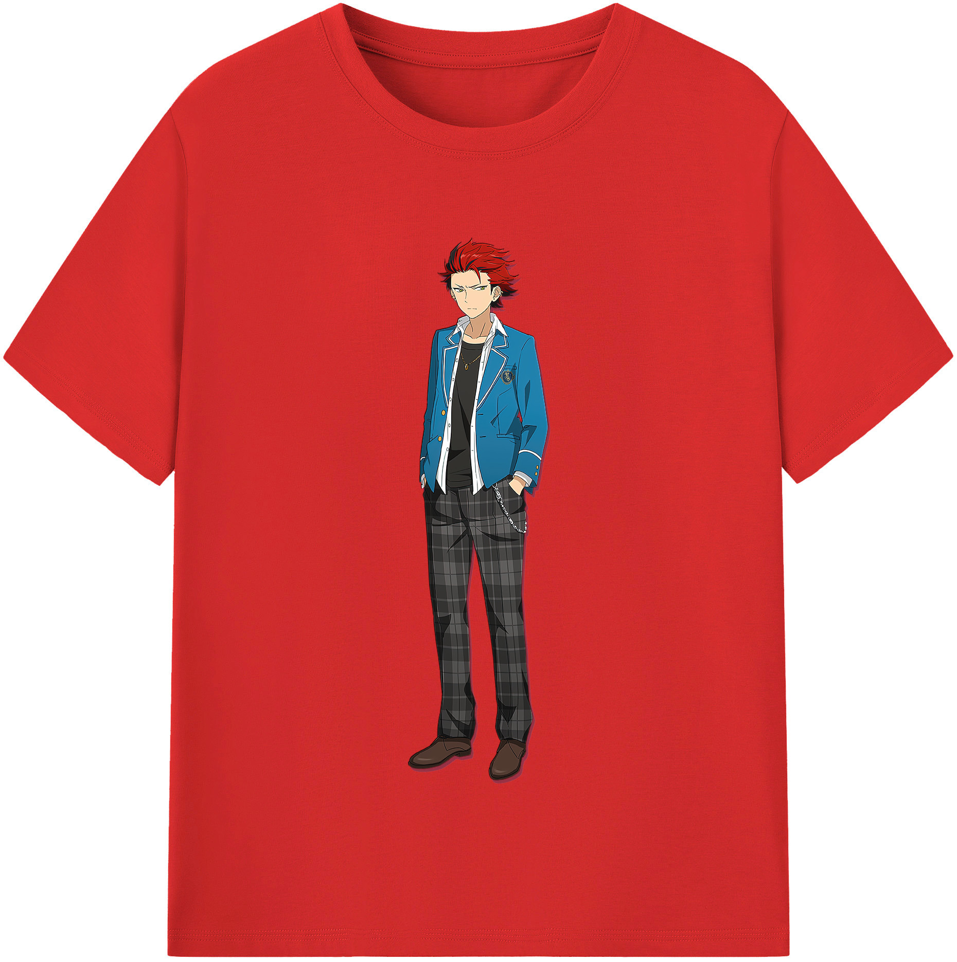 （画像用） あんさんぶるスターズ! Ensemble Stars レディースカジュアルプリントTシャツ（綿100％）