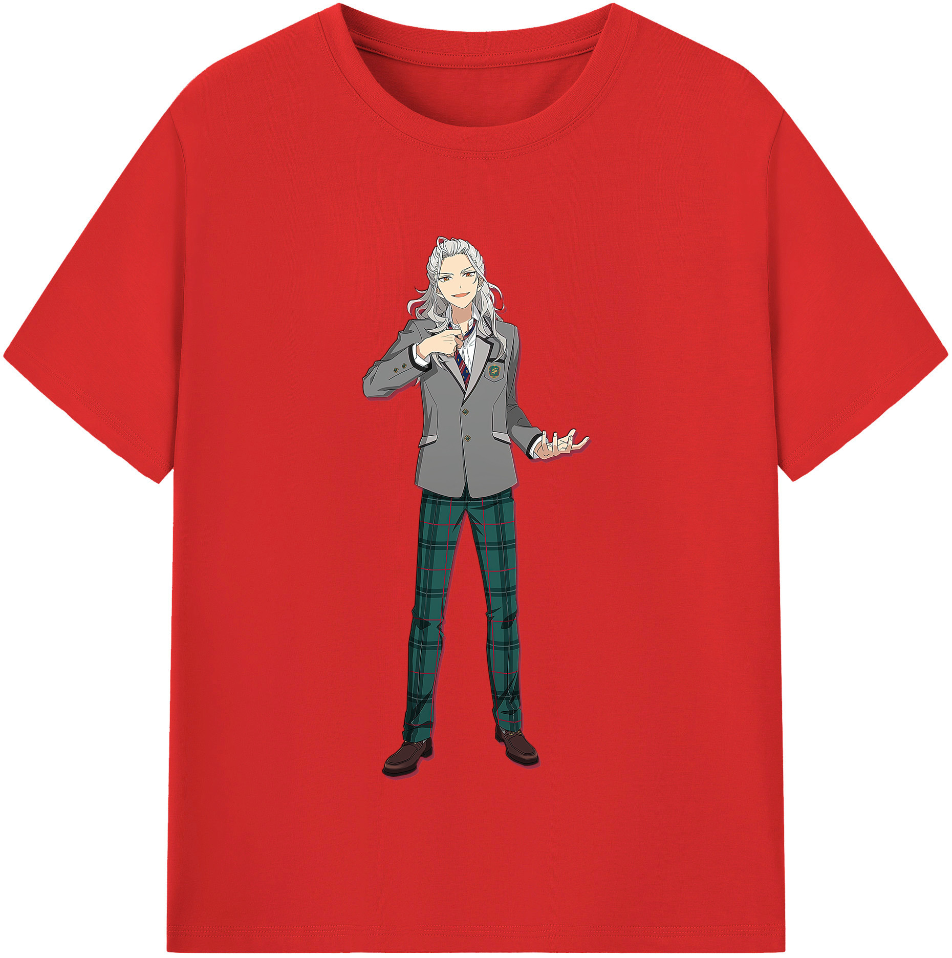 （画像用） あんさんぶるスターズ! Ensemble Stars レディースカジュアルプリントTシャツ（綿100％）
