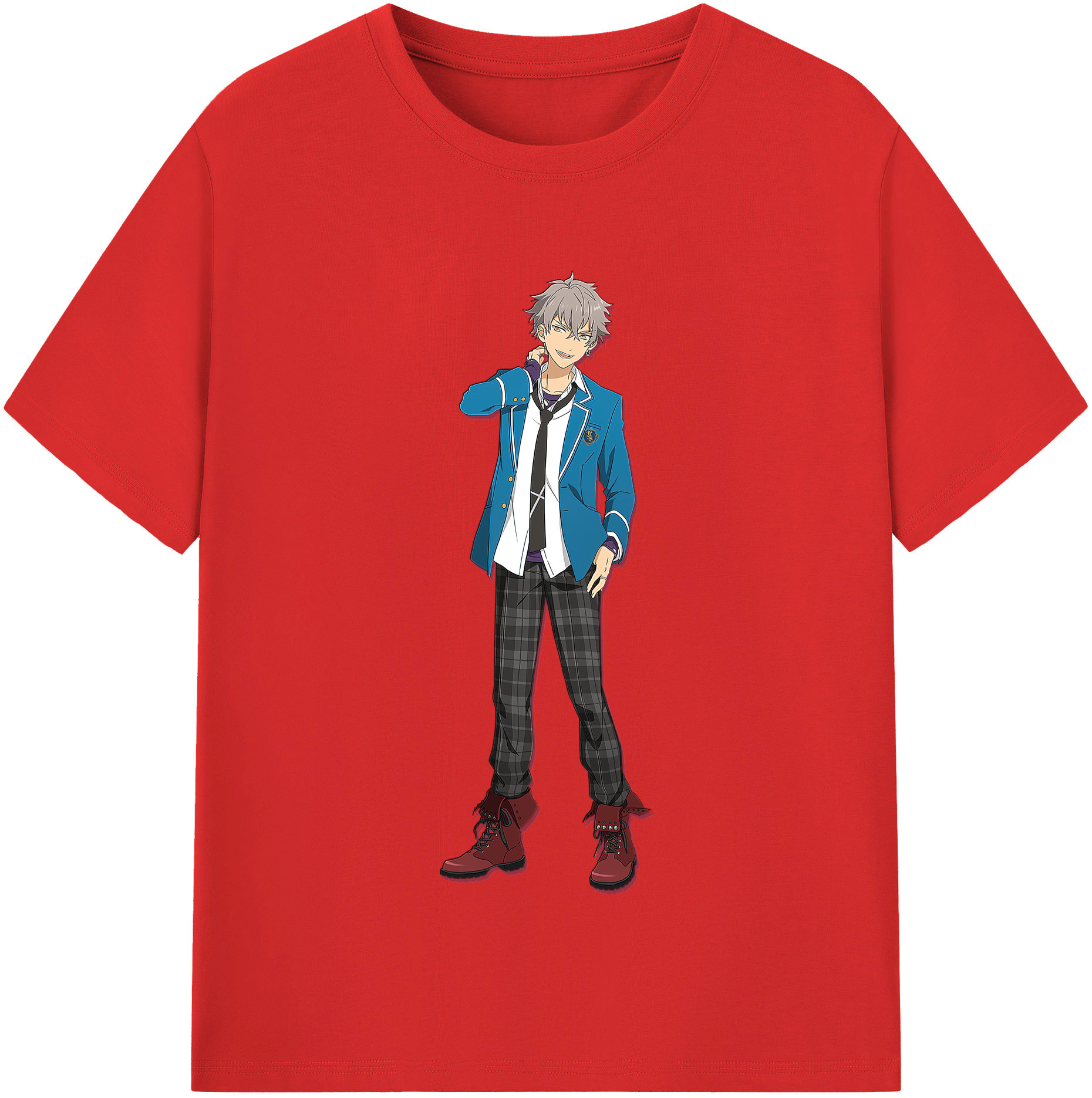 （画像用） あんさんぶるスターズ! Ensemble Stars レディースカジュアルプリントTシャツ（綿100％）