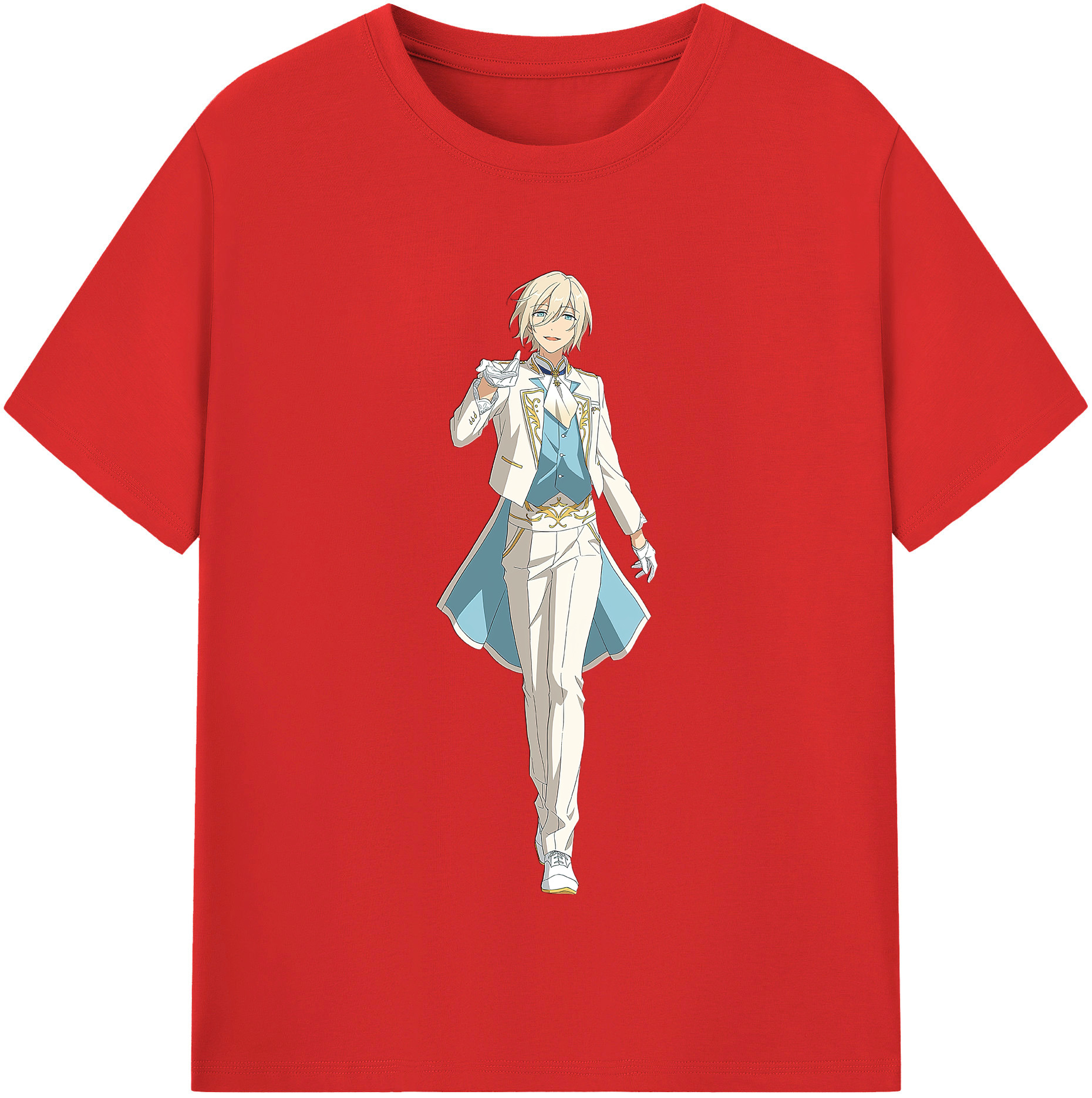 （画像用） あんさんぶるスターズ! Ensemble Stars レディースカジュアルプリントTシャツ（綿100％）