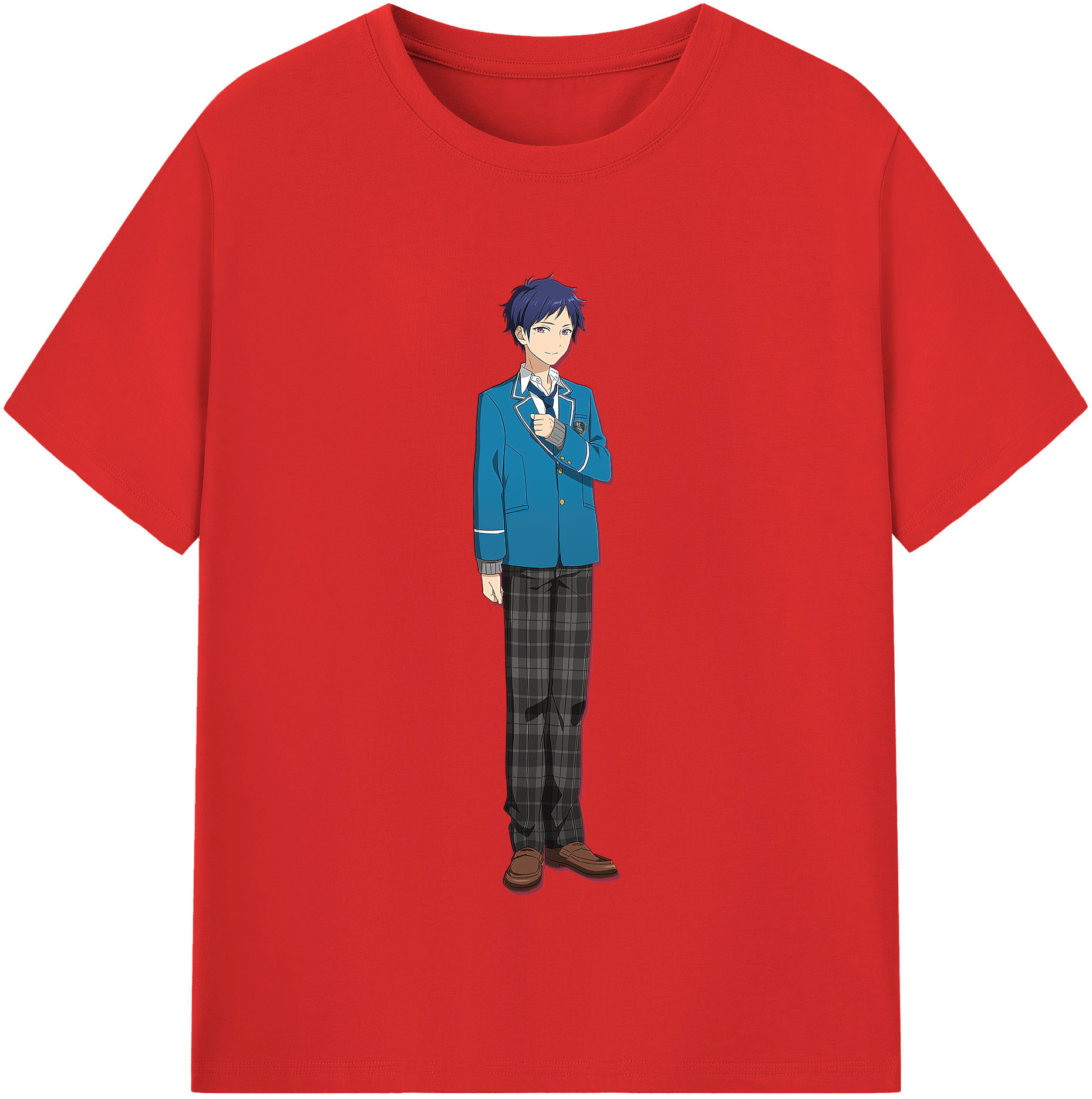 （画像用） あんさんぶるスターズ! Ensemble Stars レディースカジュアルプリントTシャツ（綿100％）
