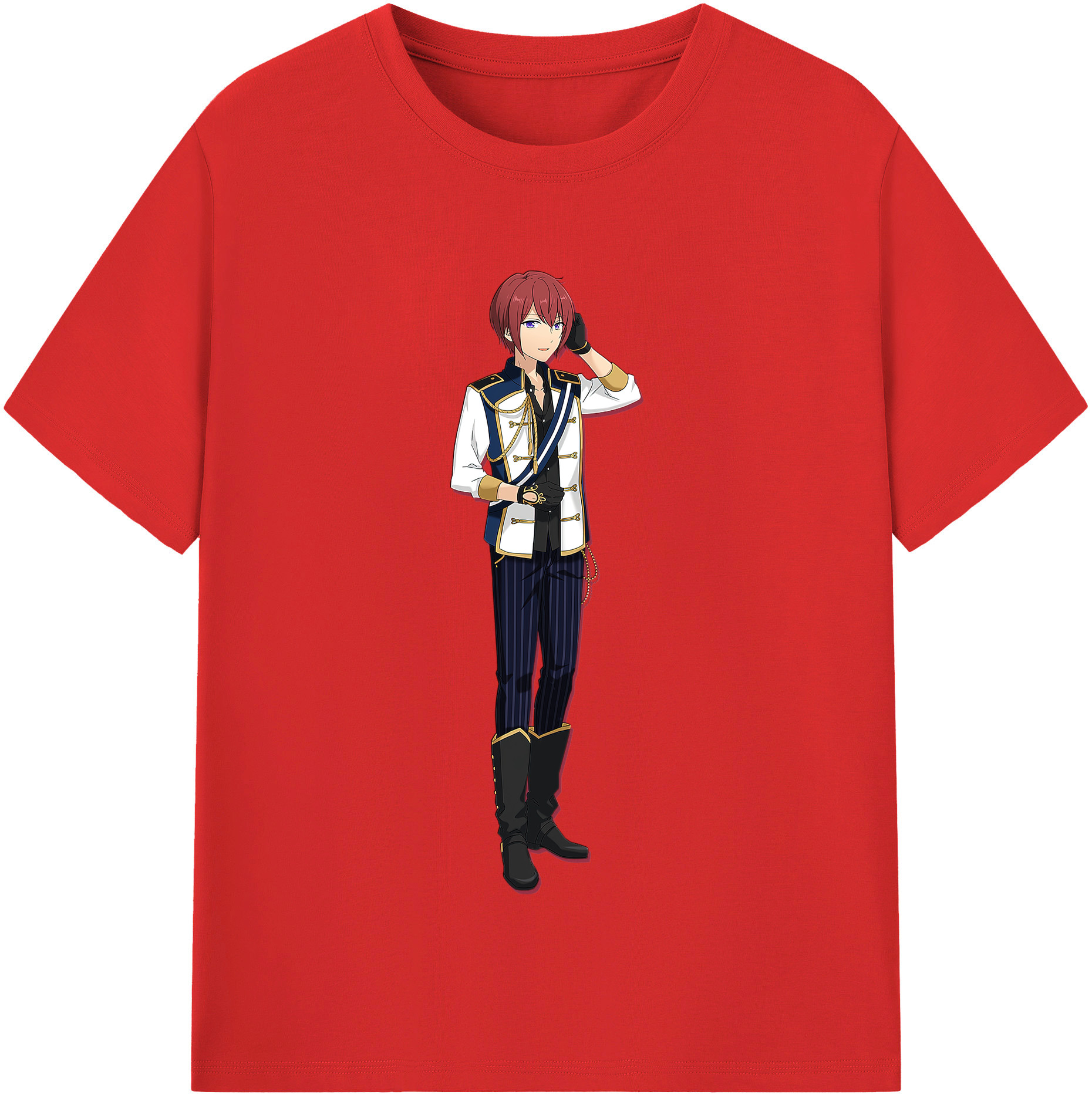 （画像用） あんさんぶるスターズ! Ensemble Stars レディースカジュアルプリントTシャツ（綿100％）