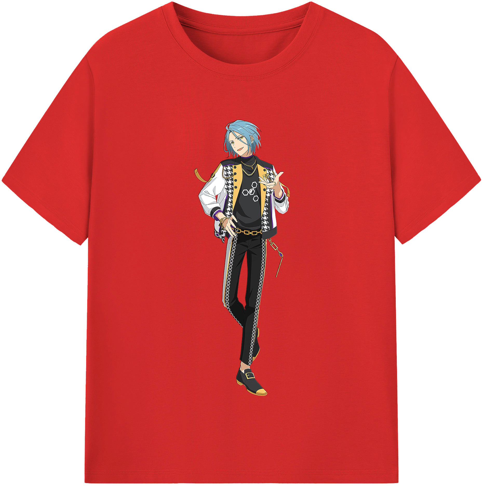 （画像用） あんさんぶるスターズ! Ensemble Stars レディースカジュアルプリントTシャツ（綿100％）