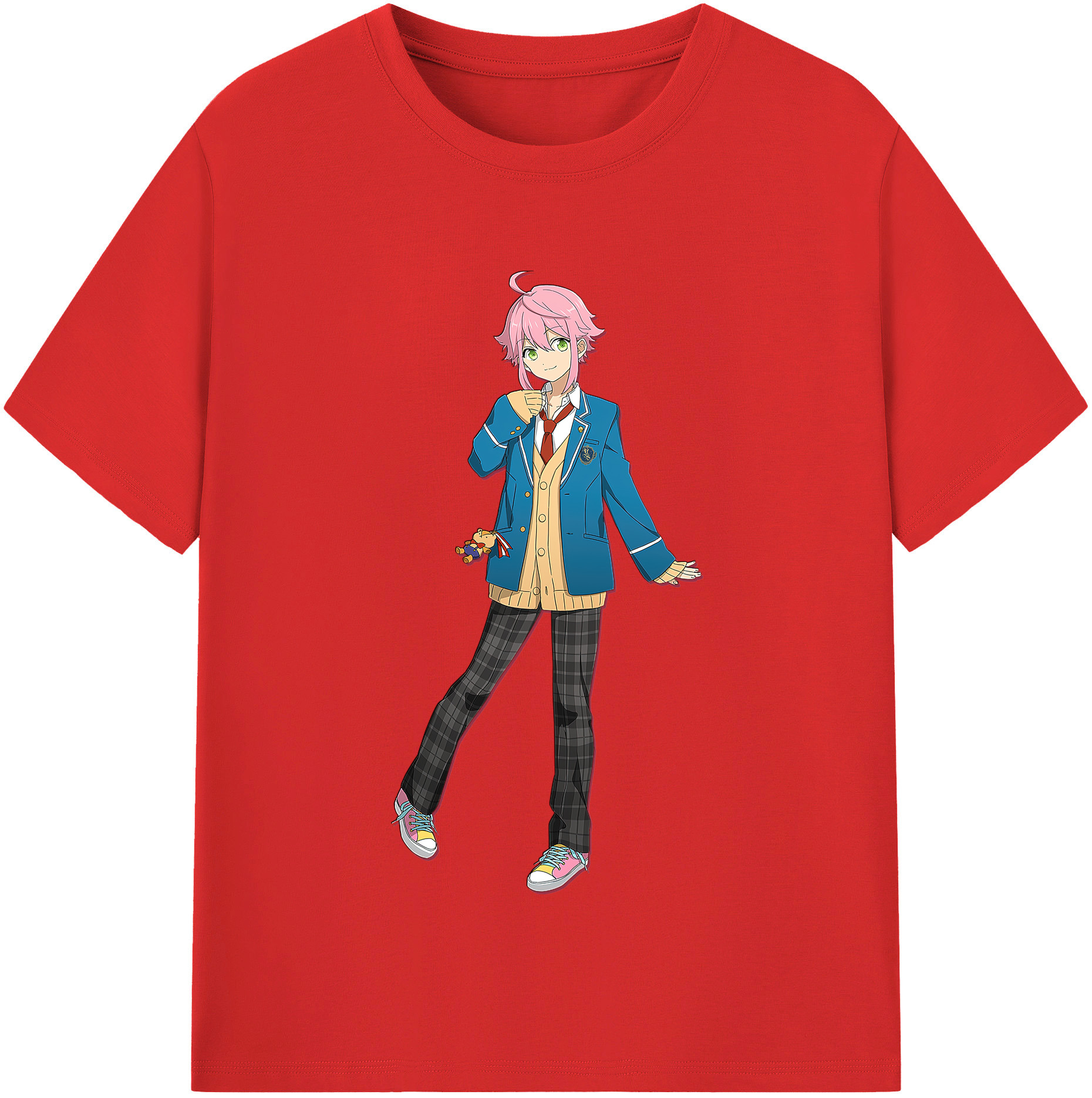 （画像用） あんさんぶるスターズ! Ensemble Stars レディースカジュアルプリントTシャツ（綿100％）