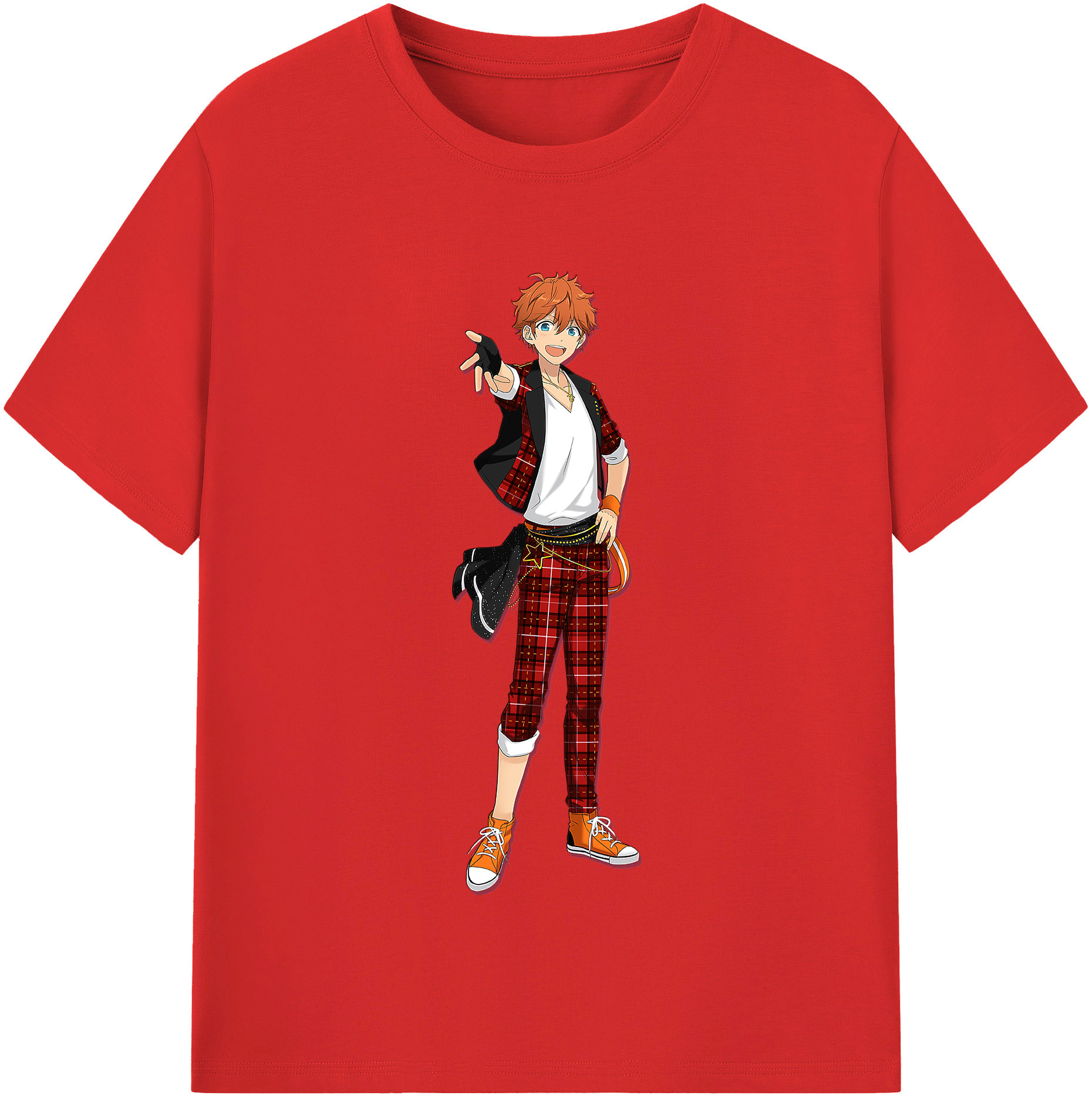 （画像用） あんさんぶるスターズ! Ensemble Stars レディースカジュアルプリントTシャツ（綿100％）