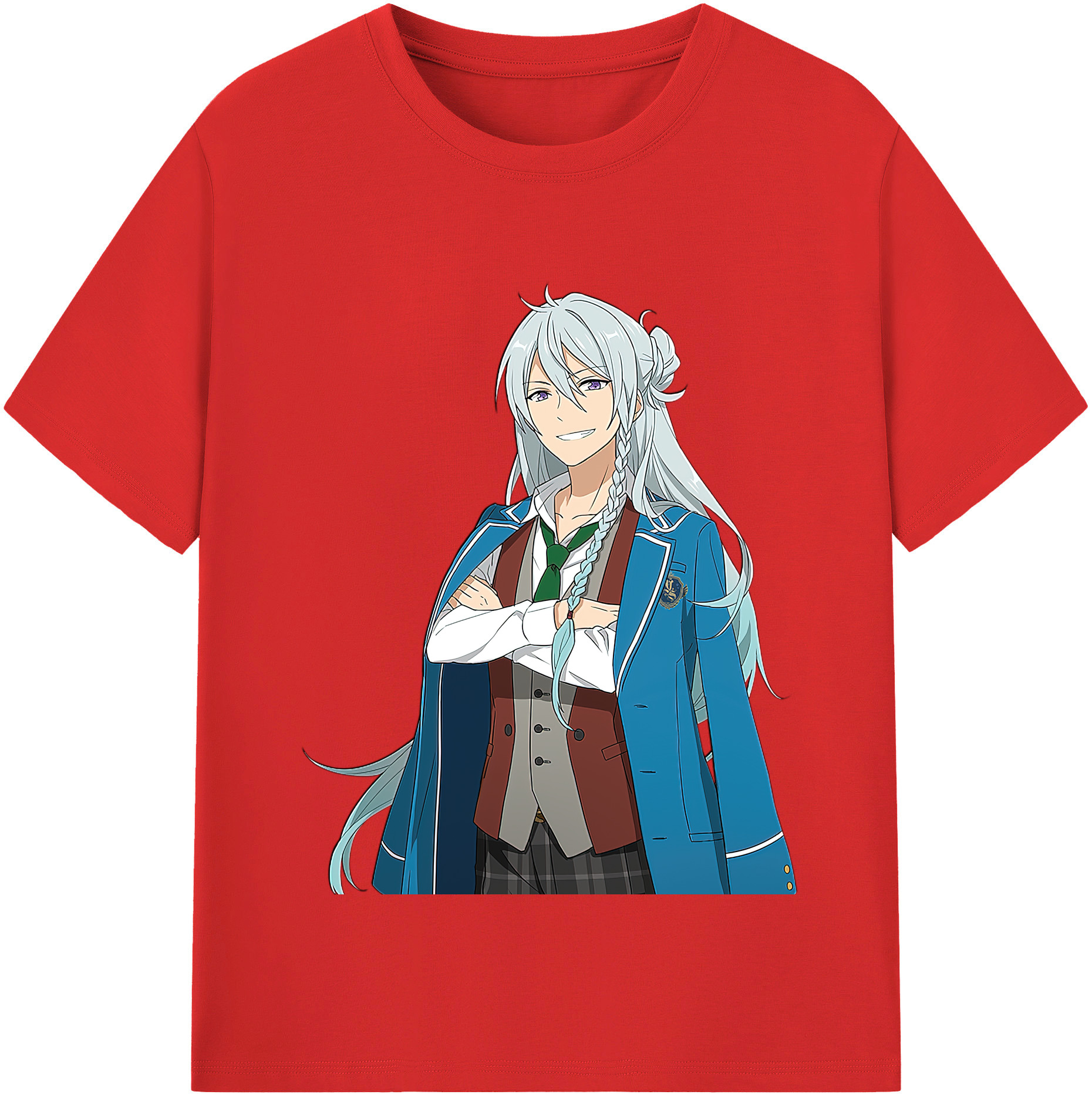 （画像用） あんさんぶるスターズ! Ensemble Stars レディースカジュアルプリントTシャツ（綿100％）