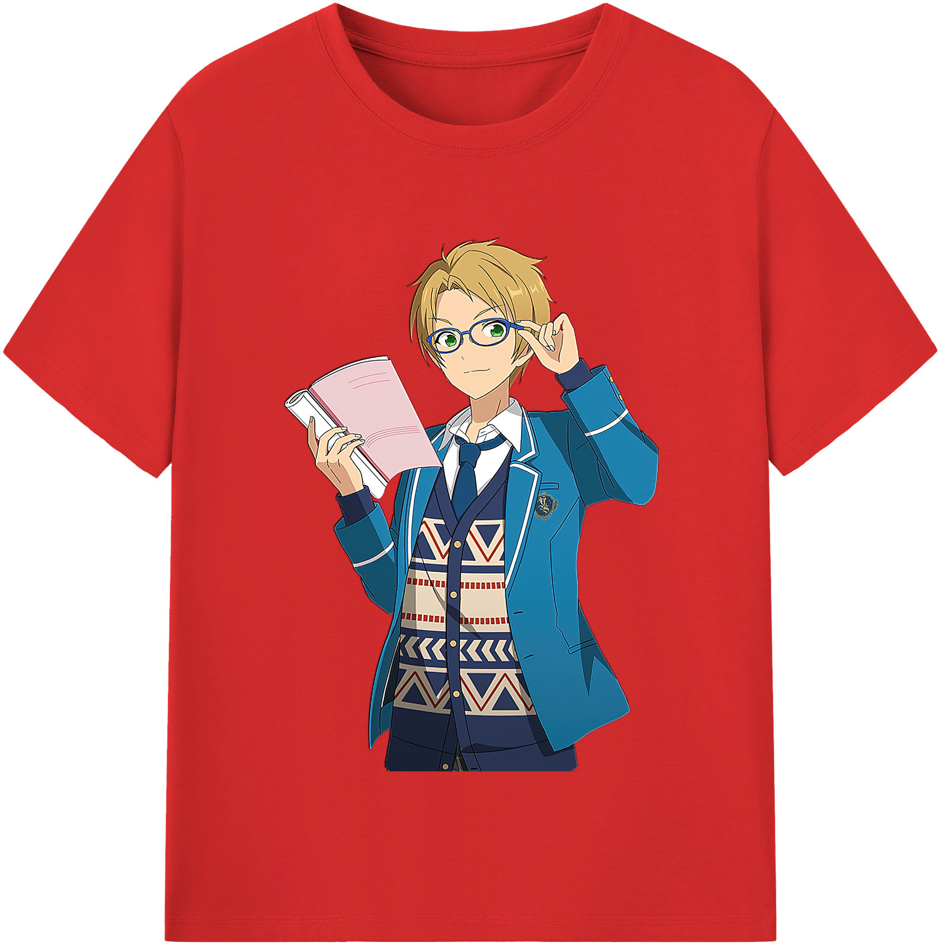 （画像用） あんさんぶるスターズ! Ensemble Stars レディースカジュアルプリントTシャツ（綿100％）