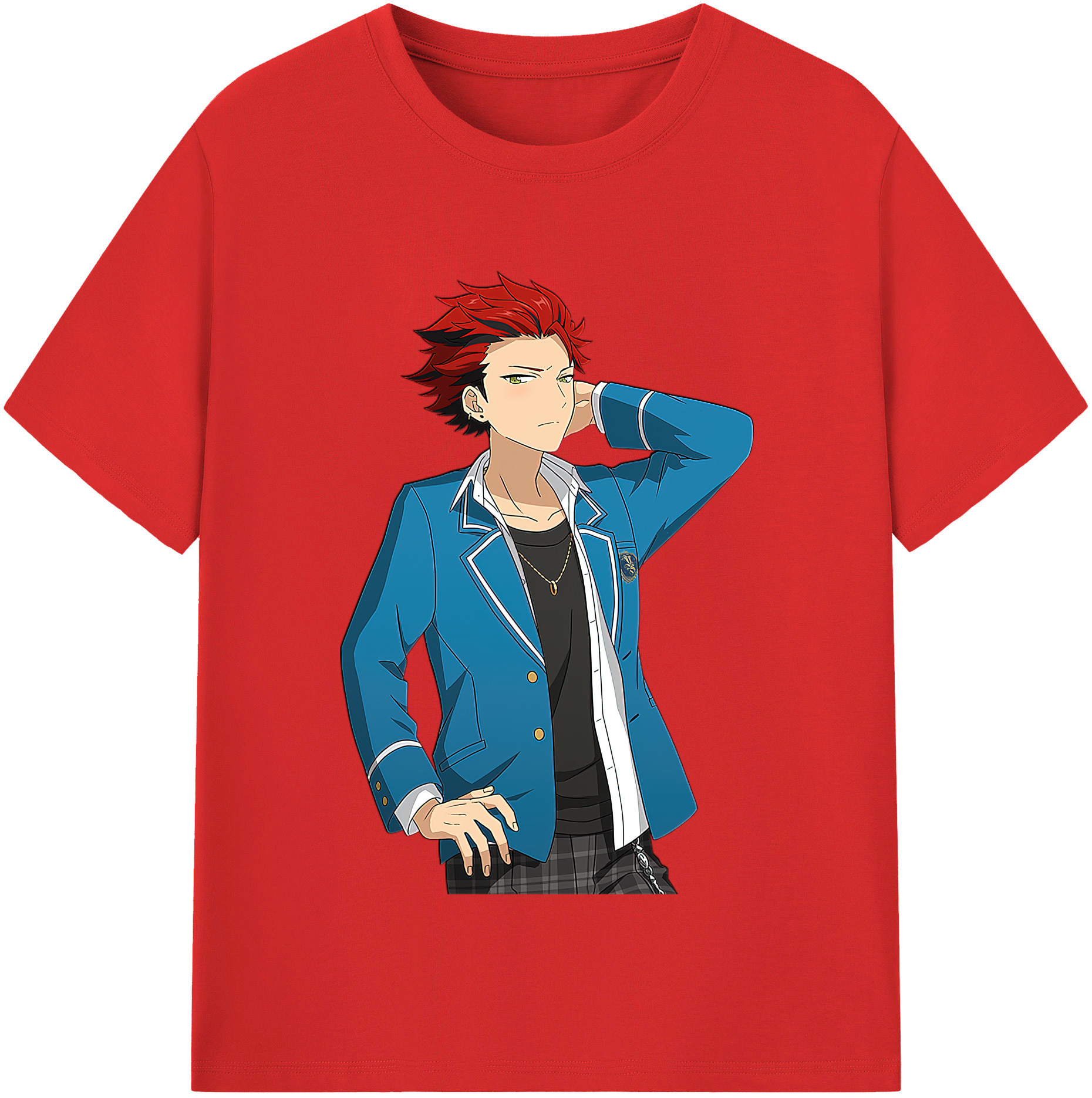 （画像用） あんさんぶるスターズ! Ensemble Stars レディースカジュアルプリントTシャツ（綿100％）