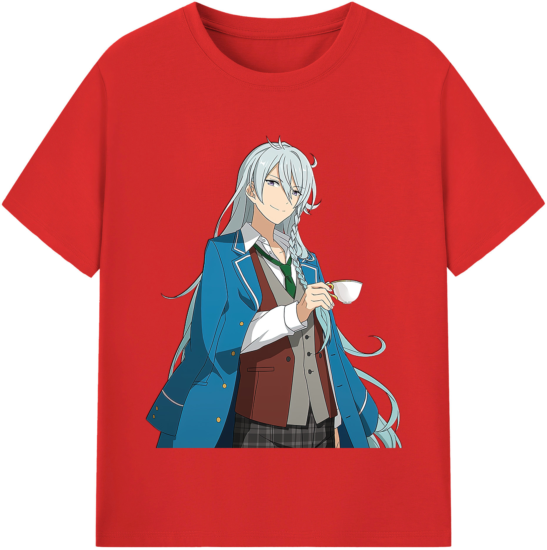 （画像用） あんさんぶるスターズ! Ensemble Stars レディースカジュアルプリントTシャツ（綿100％）