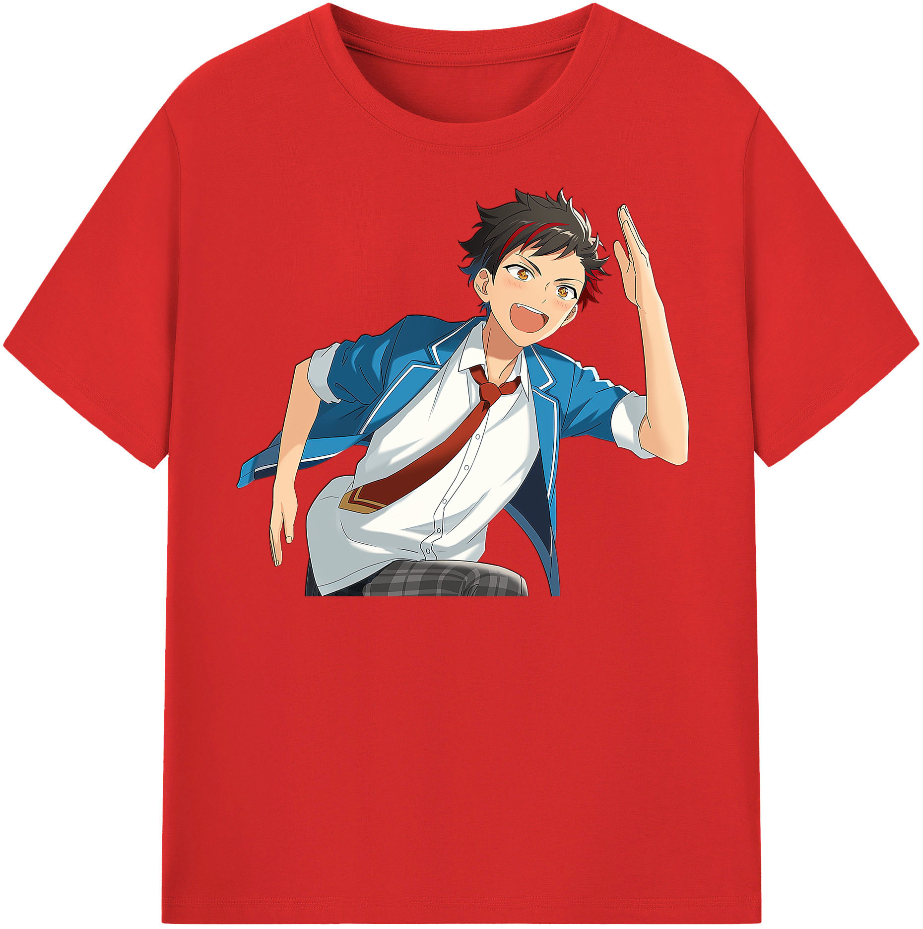 （画像用） あんさんぶるスターズ! Ensemble Stars レディースカジュアルプリントTシャツ（綿100％）