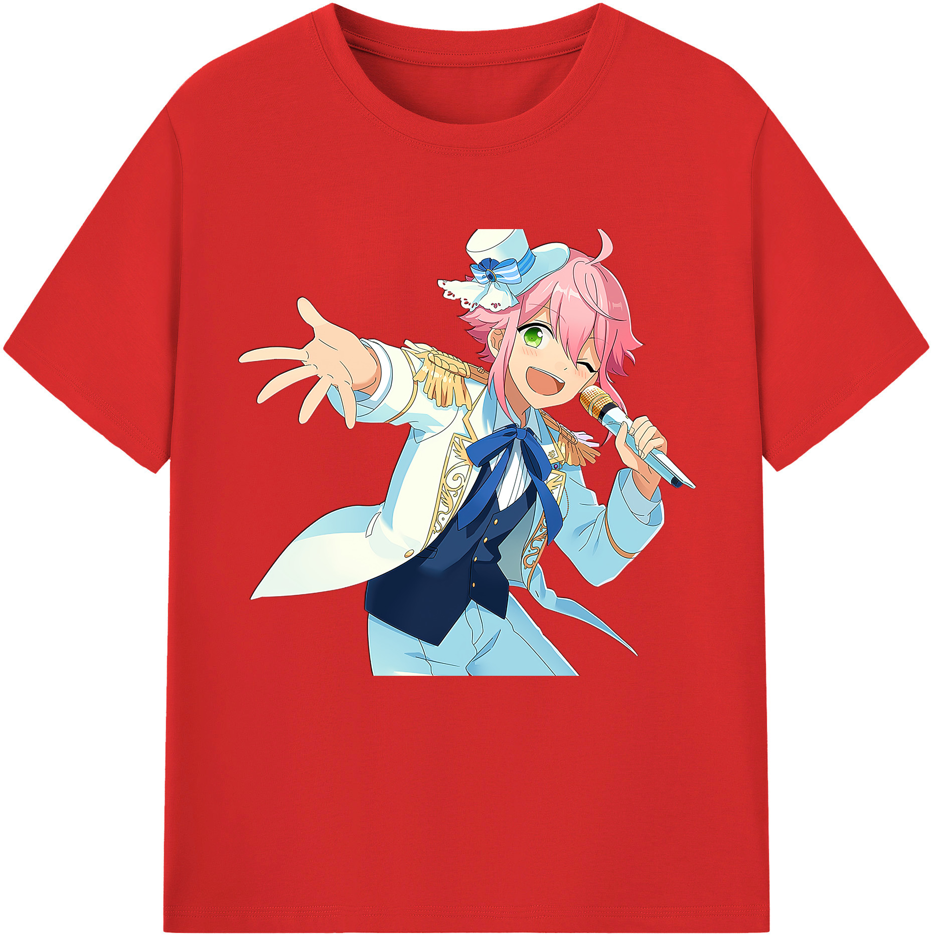 （画像用） あんさんぶるスターズ! Ensemble Stars レディースカジュアルプリントTシャツ（綿100％）