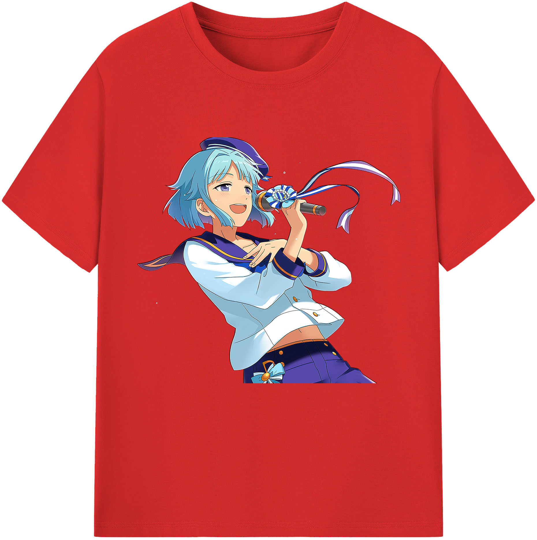 （画像用） あんさんぶるスターズ! Ensemble Stars レディースカジュアルプリントTシャツ（綿100％）