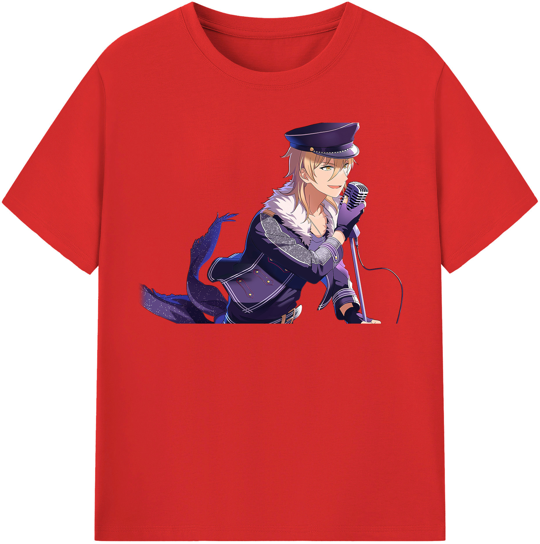 （画像用） あんさんぶるスターズ! Ensemble Stars レディースカジュアルプリントTシャツ（綿100％）
