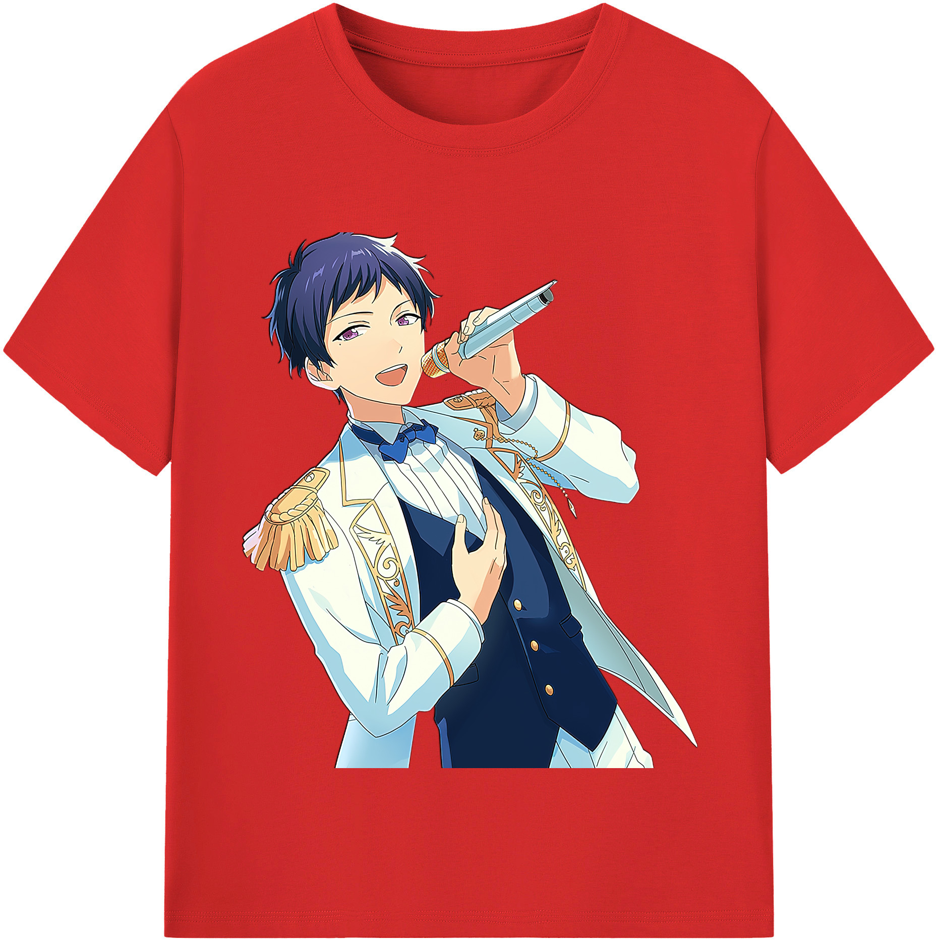 （画像用） あんさんぶるスターズ! Ensemble Stars レディースカジュアルプリントTシャツ（綿100％）