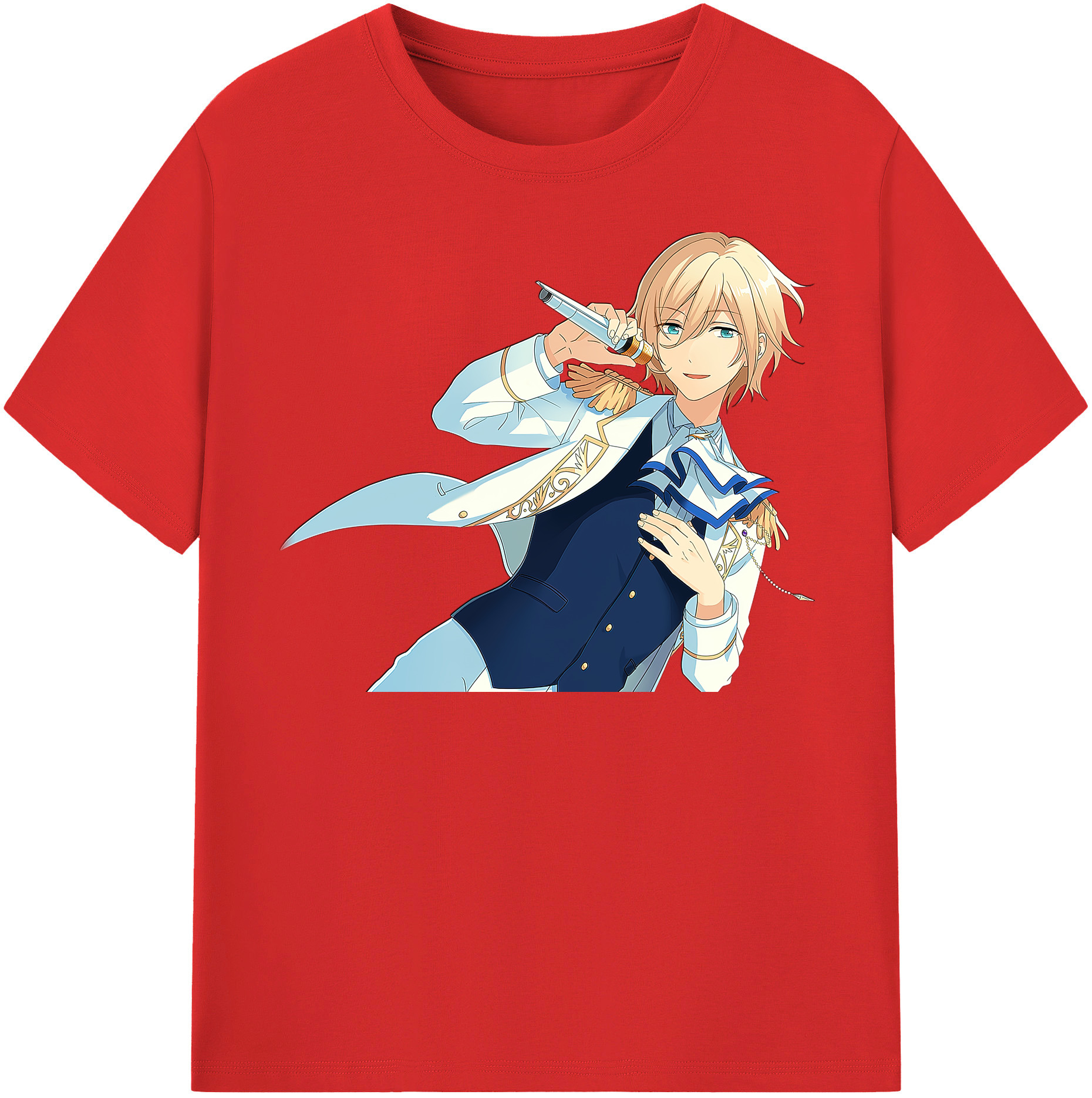 （画像用） あんさんぶるスターズ! Ensemble Stars レディースカジュアルプリントTシャツ（綿100％）