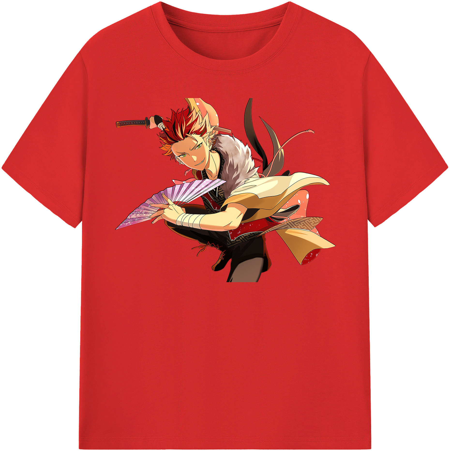 （画像用） あんさんぶるスターズ! Ensemble Stars レディースカジュアルプリントTシャツ（綿100％）