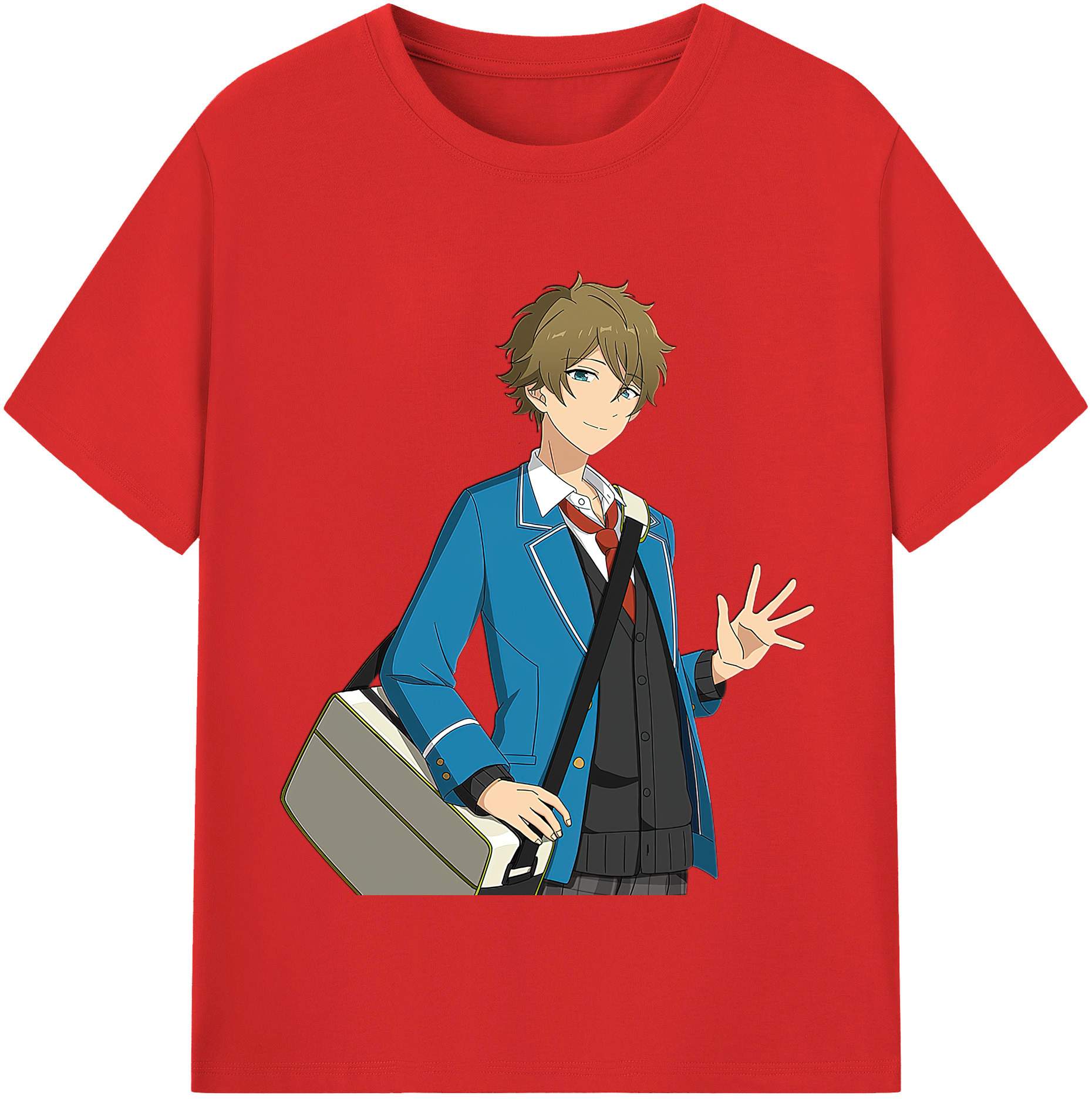 （画像用） あんさんぶるスターズ! Ensemble Stars レディースカジュアルプリントTシャツ（綿100％）