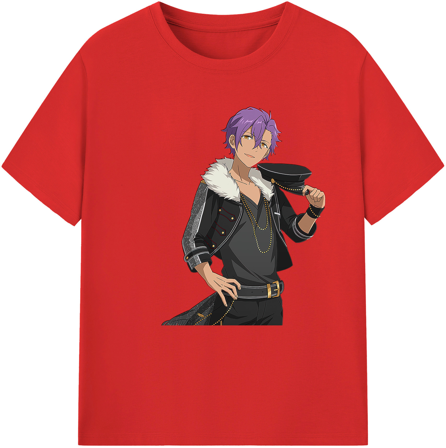 （画像用） あんさんぶるスターズ! Ensemble Stars レディースカジュアルプリントTシャツ（綿100％）