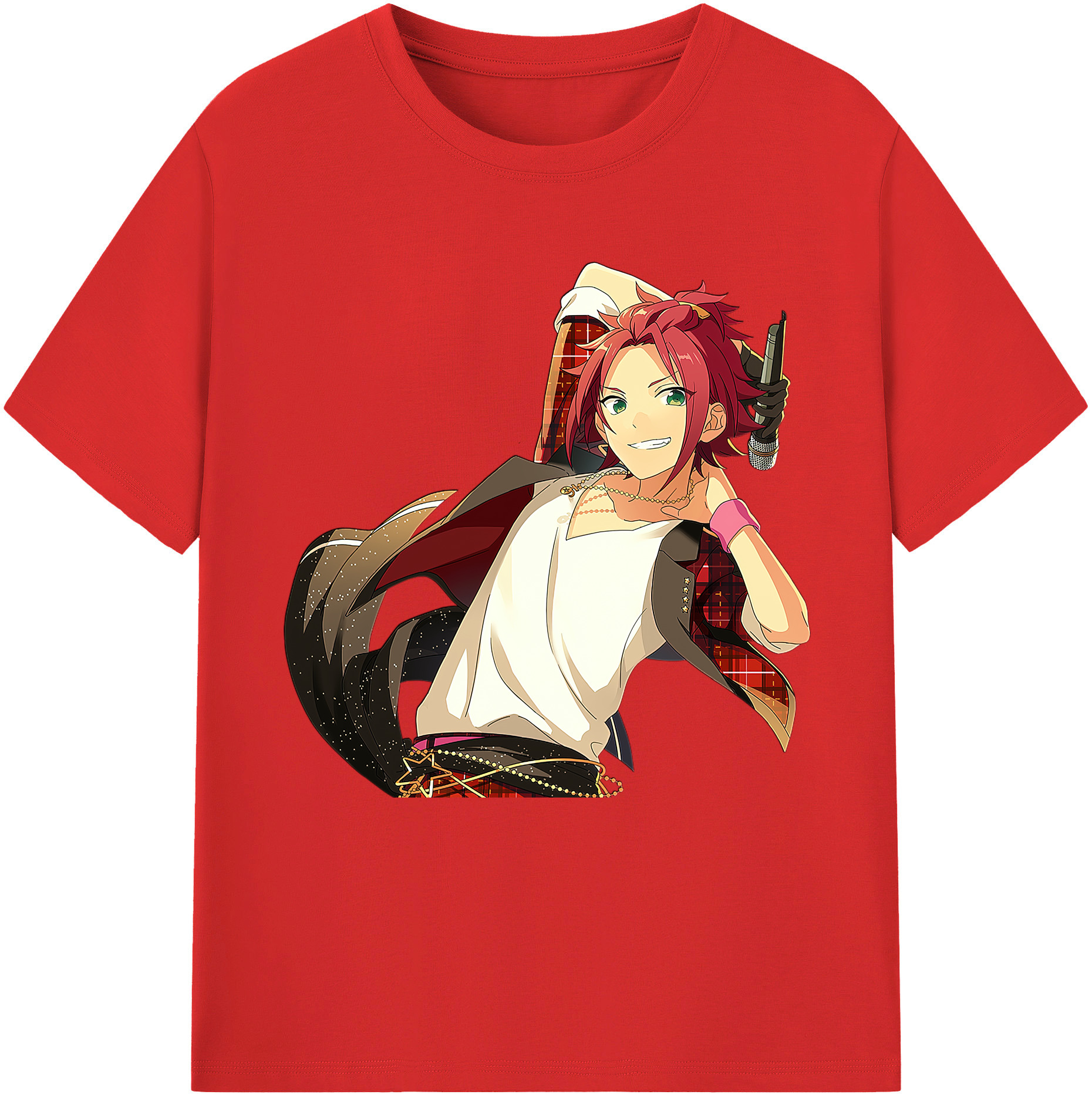 （画像用） あんさんぶるスターズ! Ensemble Stars レディースカジュアルプリントTシャツ（綿100％）